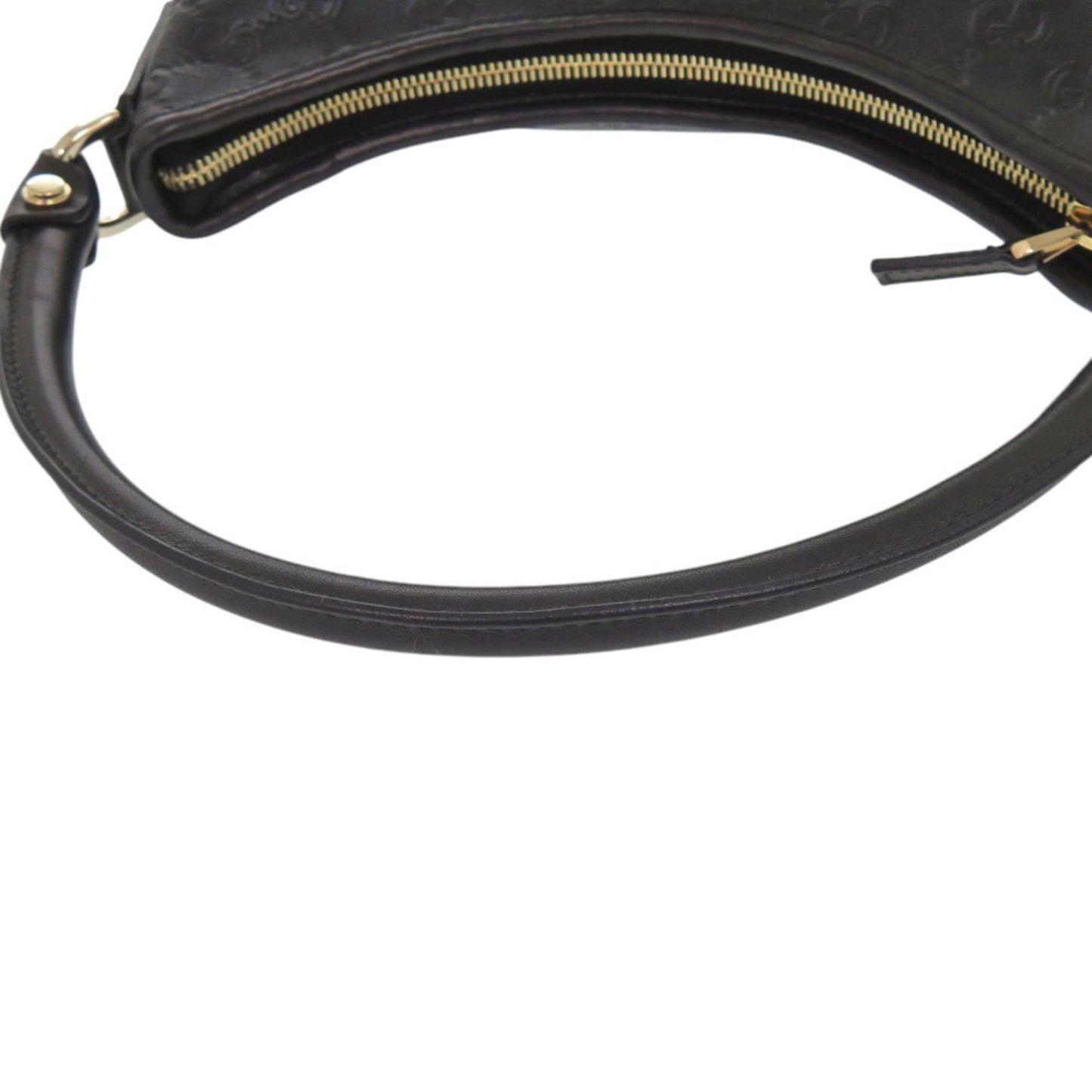 Gucci Black Leather Handbag Shoulder Bag