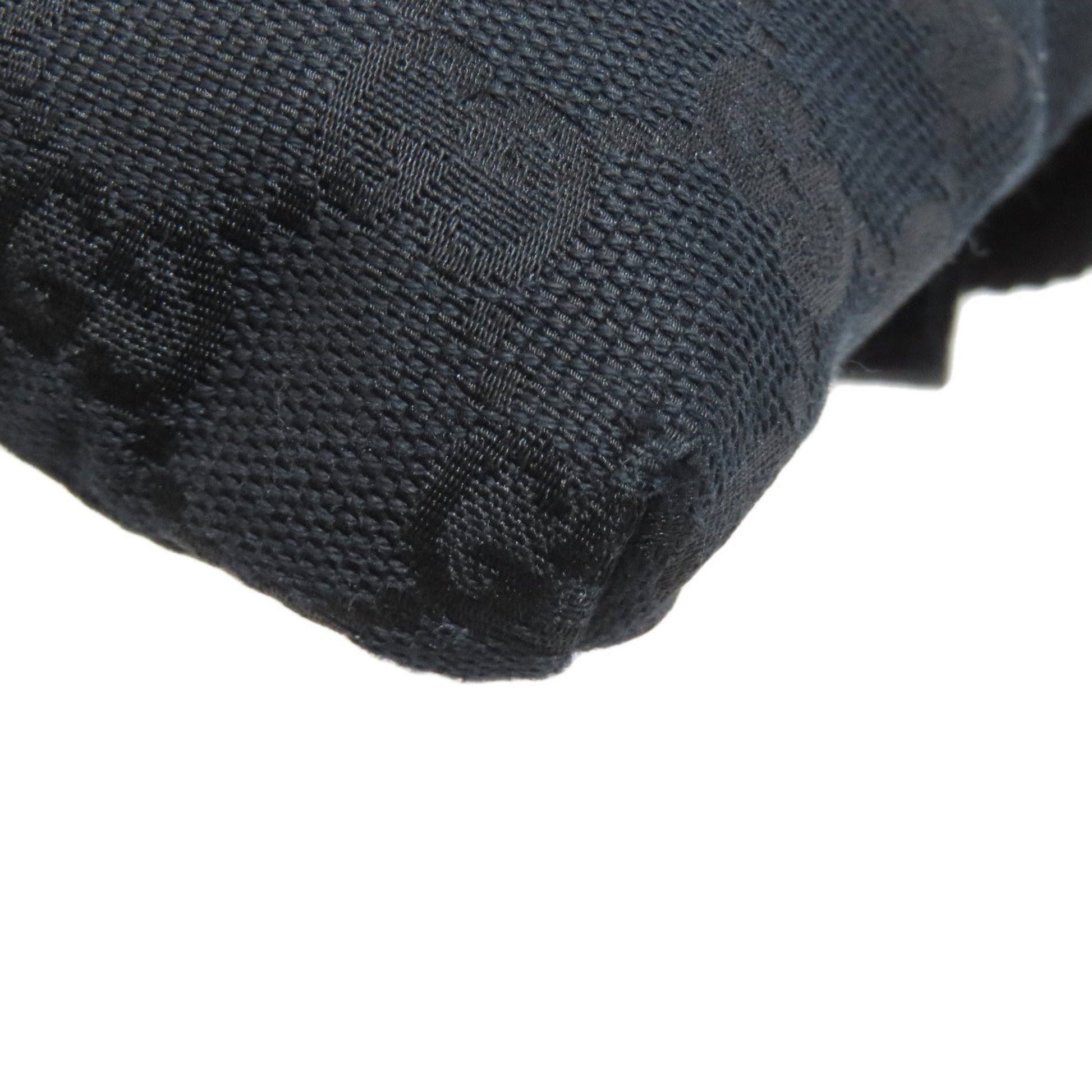 Gucci Black Canvas Fanny Pack Sling Bag