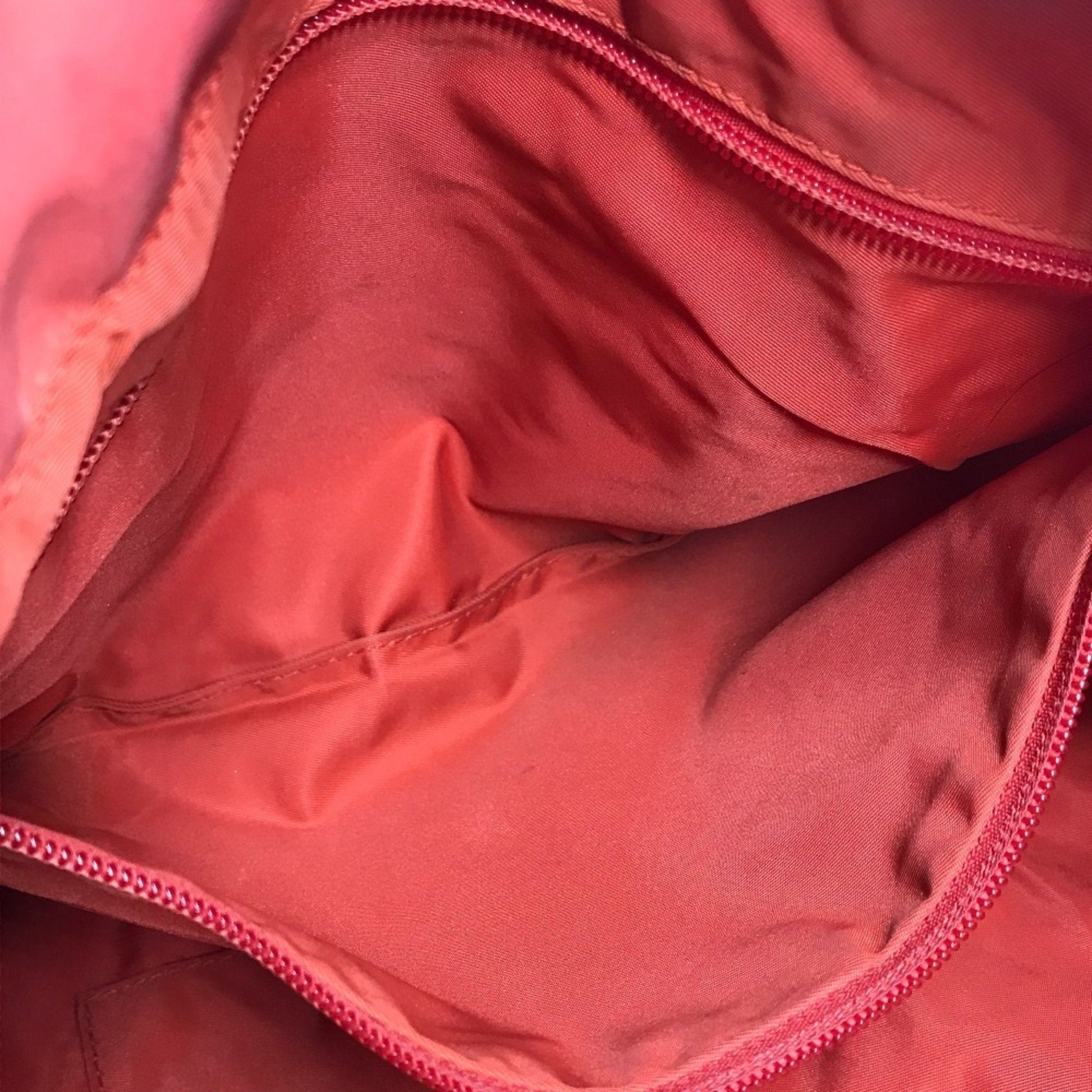 Gucci Orange Nylon Handbag Shoulder Bag Tote Bag