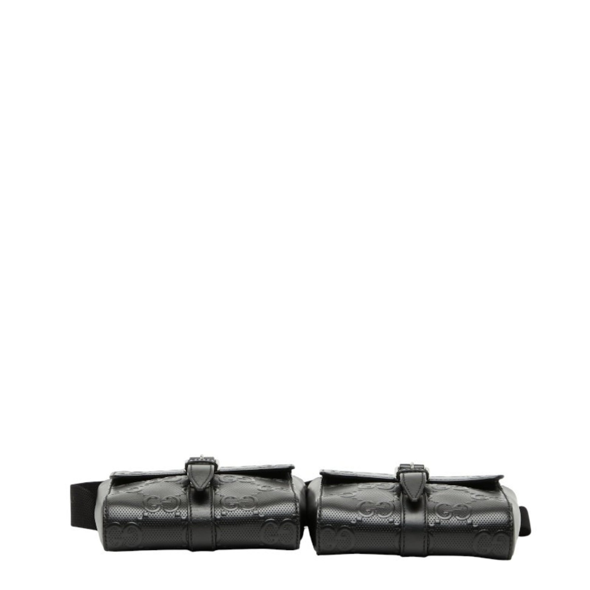 Gucci Black Leather Fanny Pack