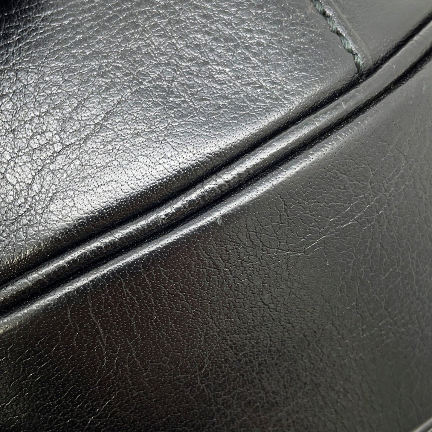 Gucci Black Leather Handbag Shoulder Bag