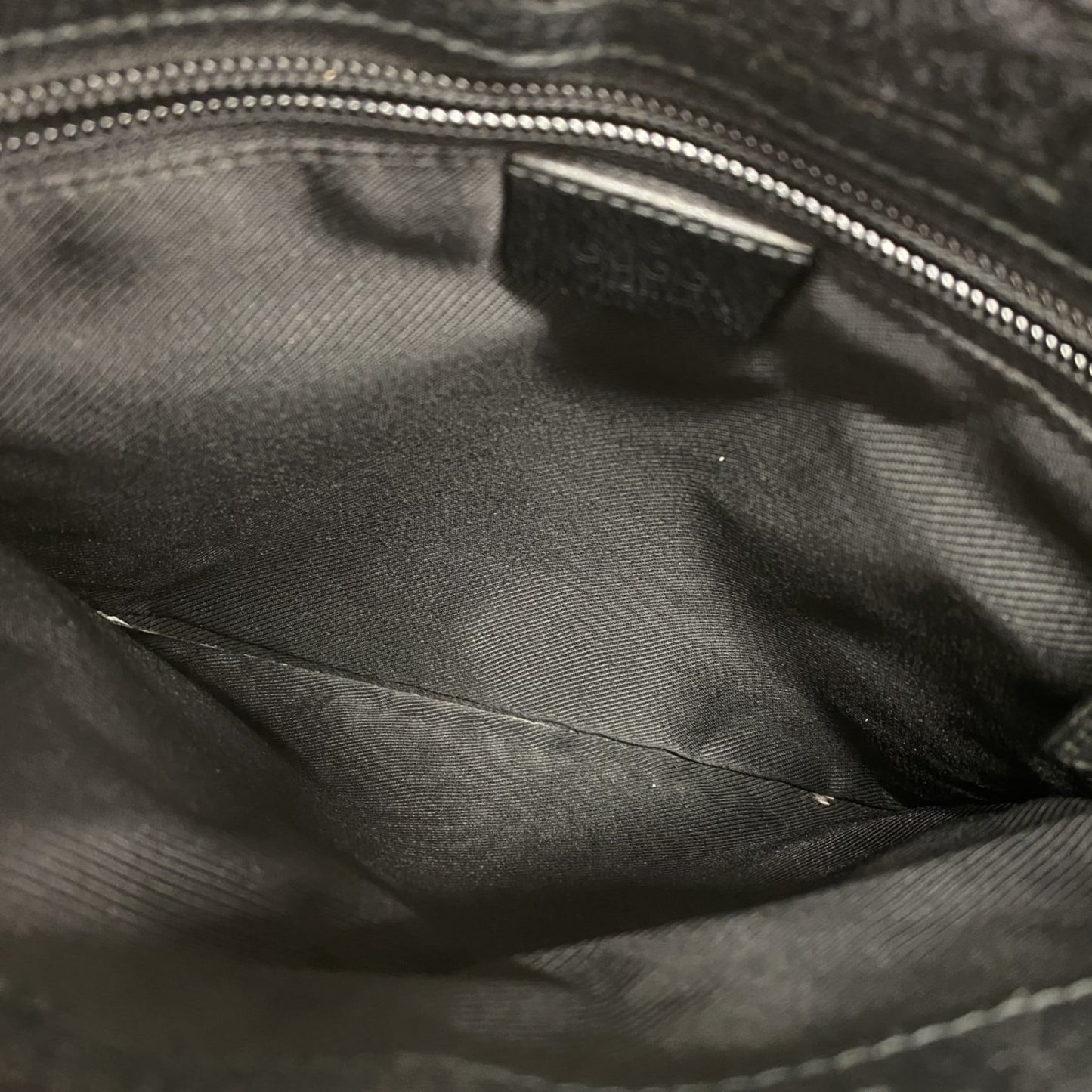 Gucci Black Canvas Shoulder Bag