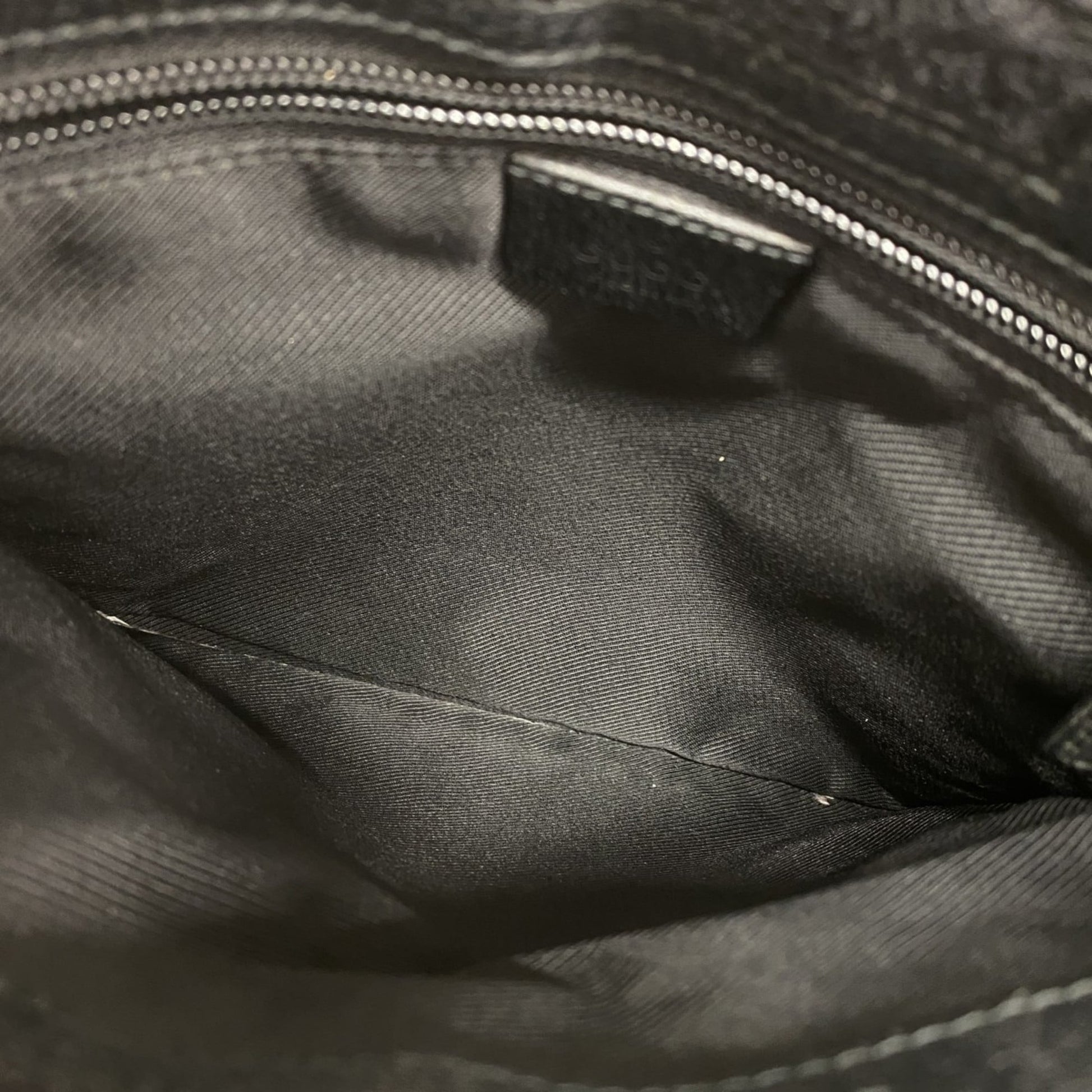 Gucci Black Canvas Shoulder Bag