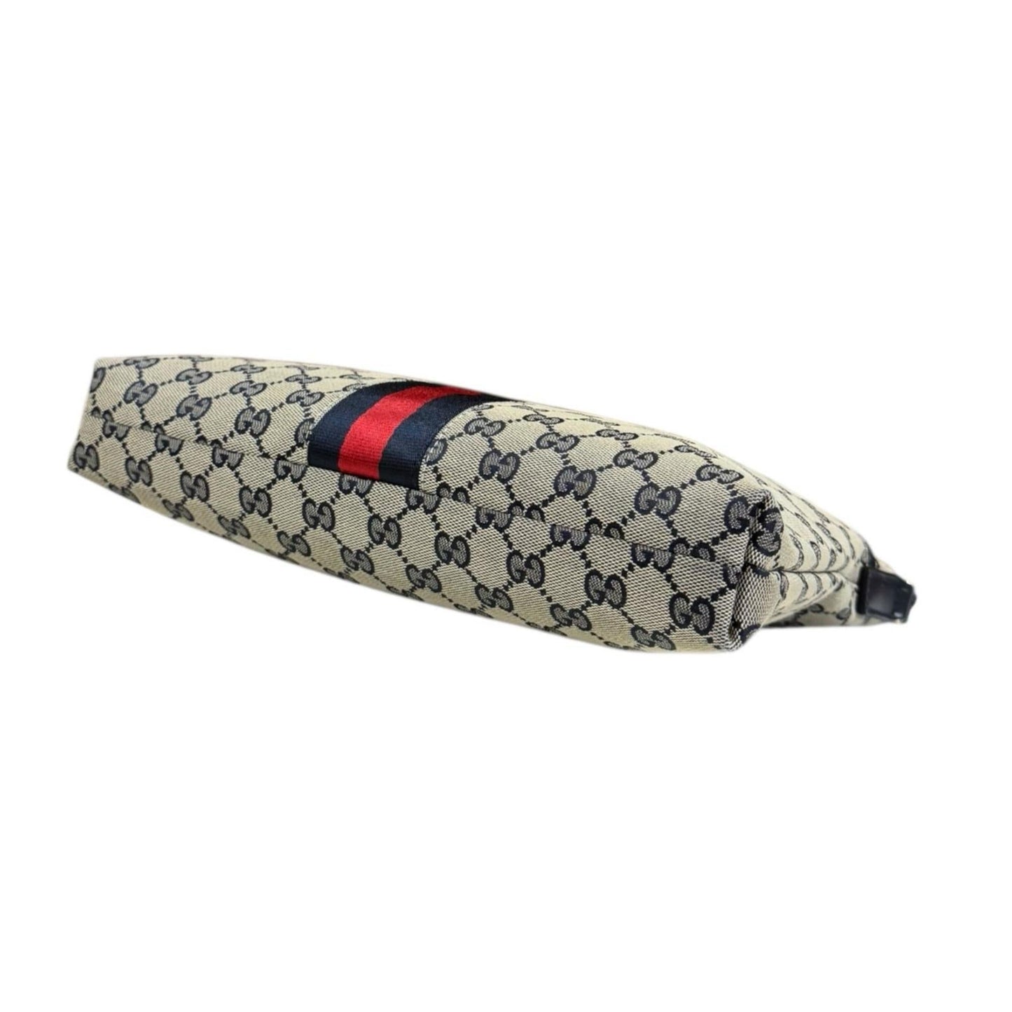Gucci Gg Canvas Beige Navy Gg Canvas Shoulder Bag