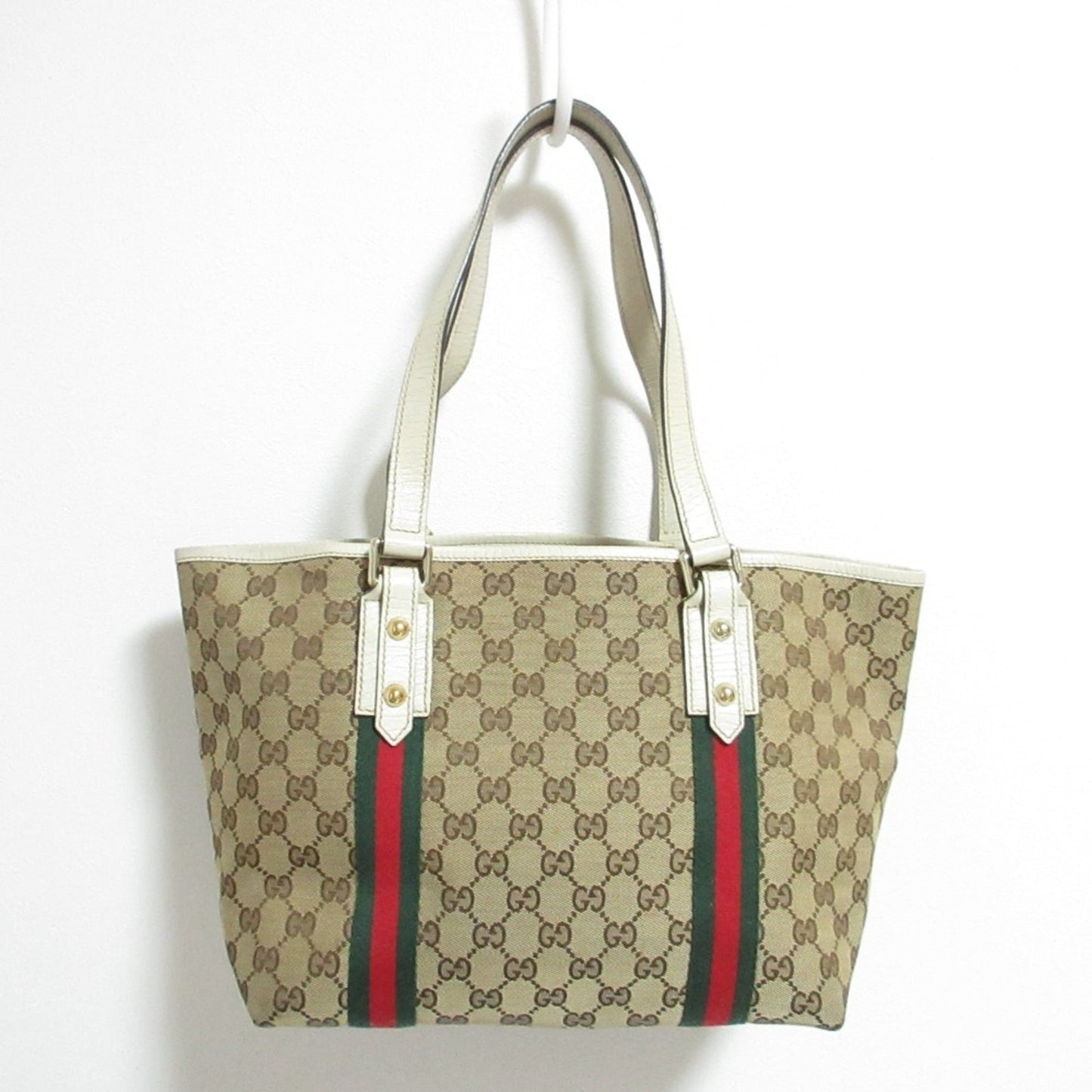 Gucci Gg Canvas Beige Gg Canvas Tote Bag