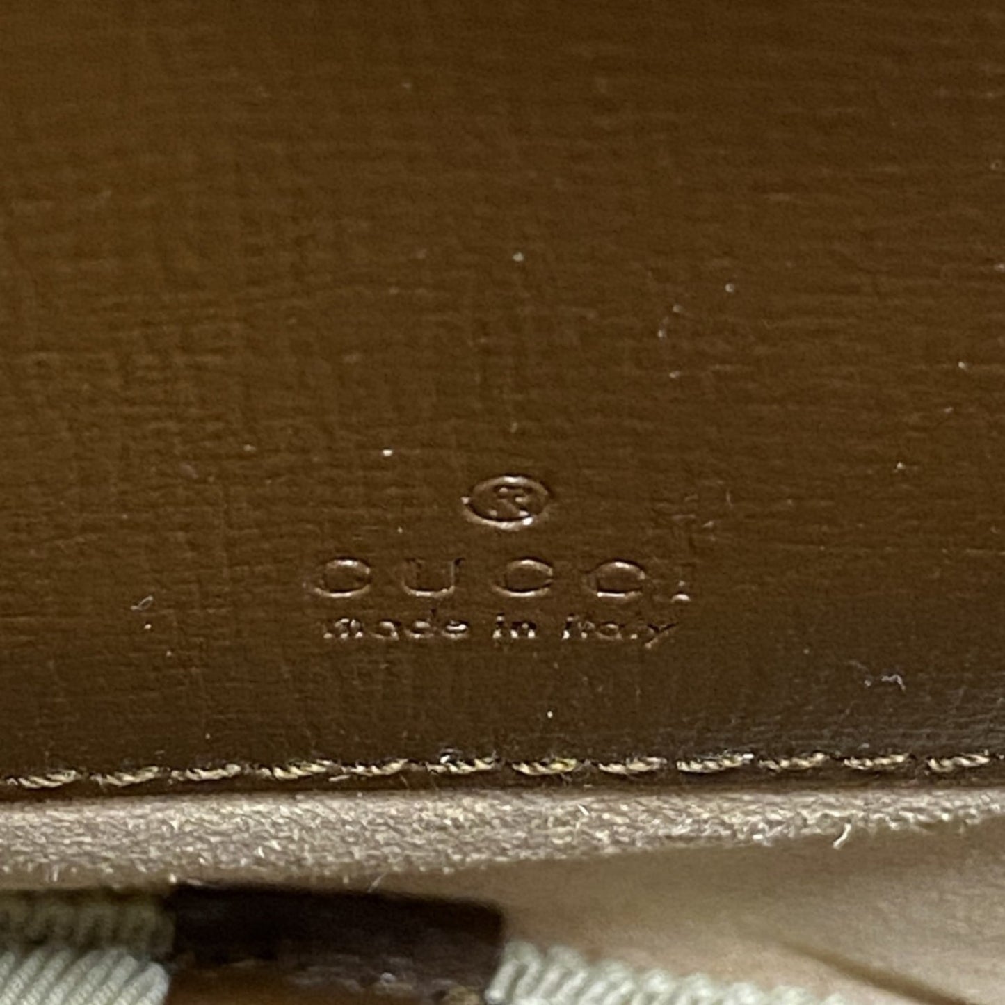 Gucci Brown Pvc Shoulder Bag