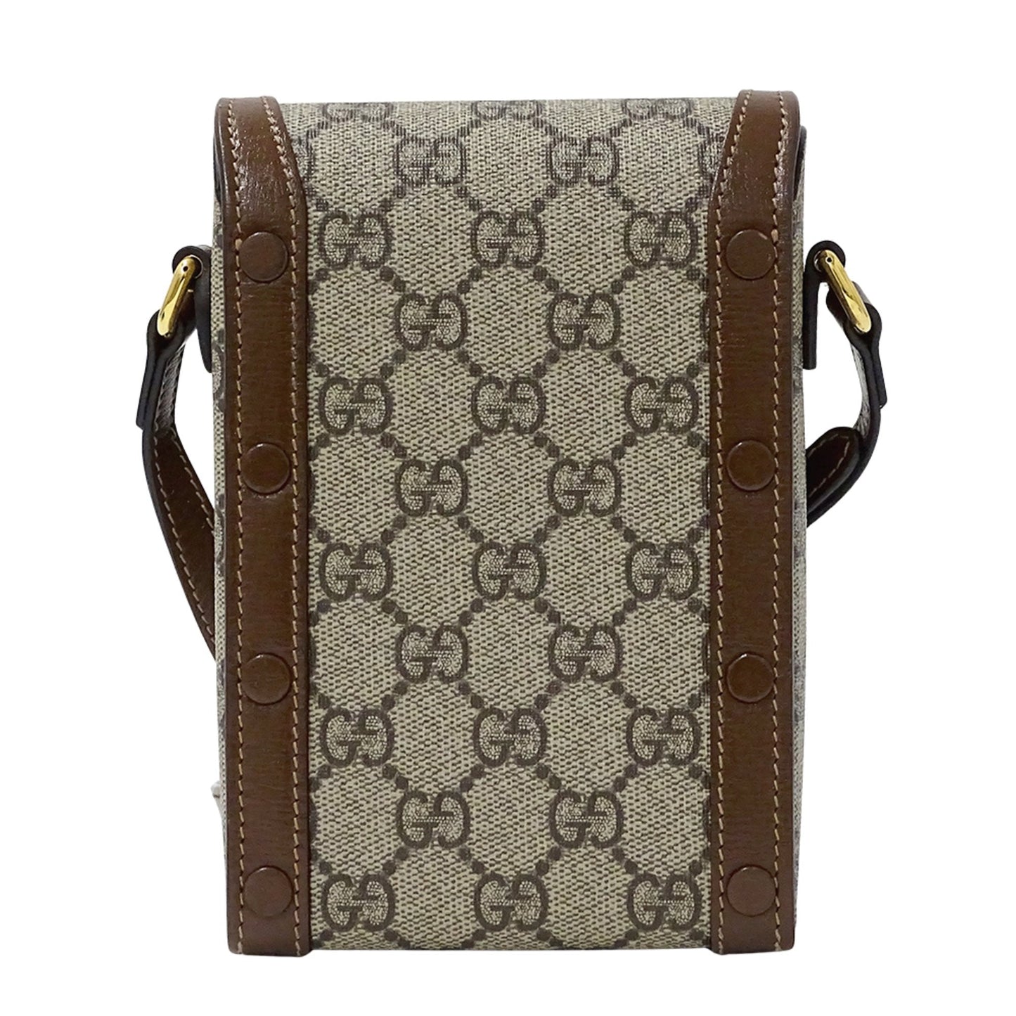 Gucci Beige Brown Gg Supreme Shoulder Bag