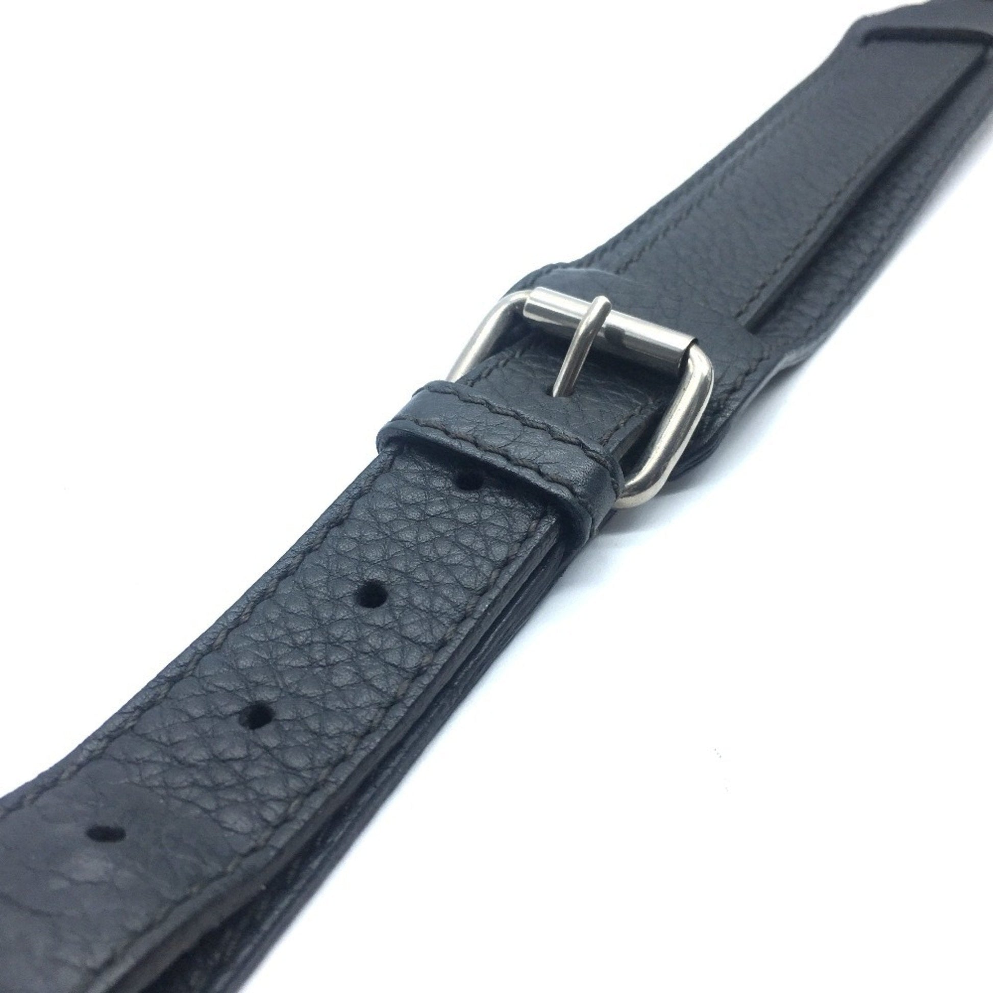 Gucci Dark Gray Leather Shoulder Bag