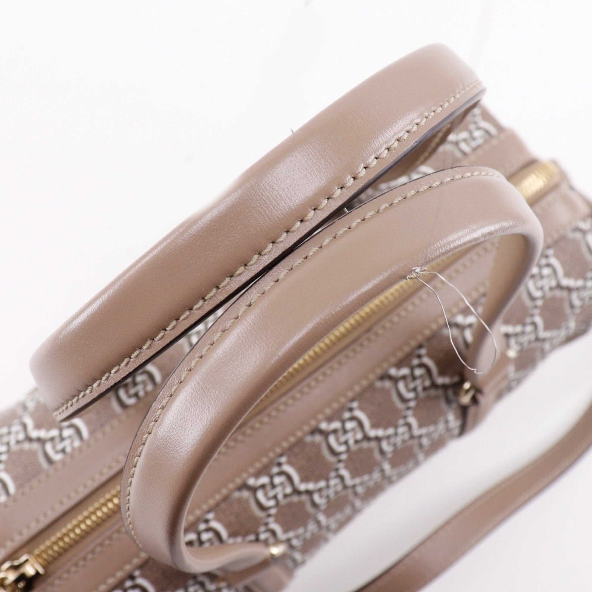 Gucci Brown Pvc Leather Handbag