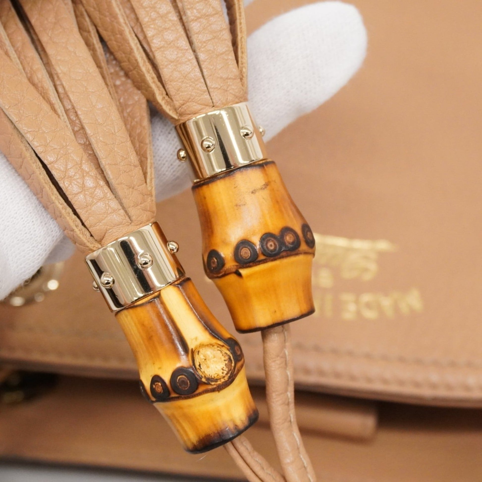 Gucci Beige Leather Handbag
