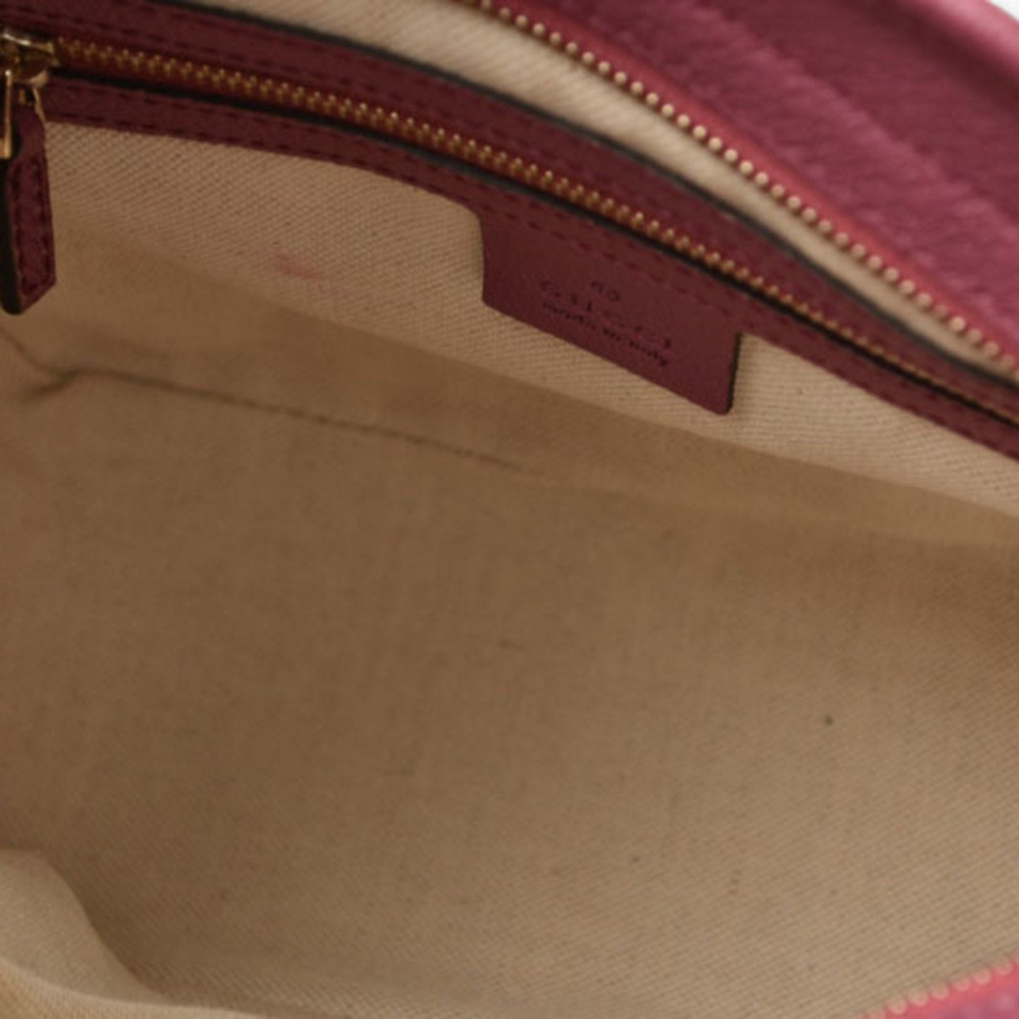 Gucci Beige Pink Gg Canvas Leather Handbag Shoulder Bag