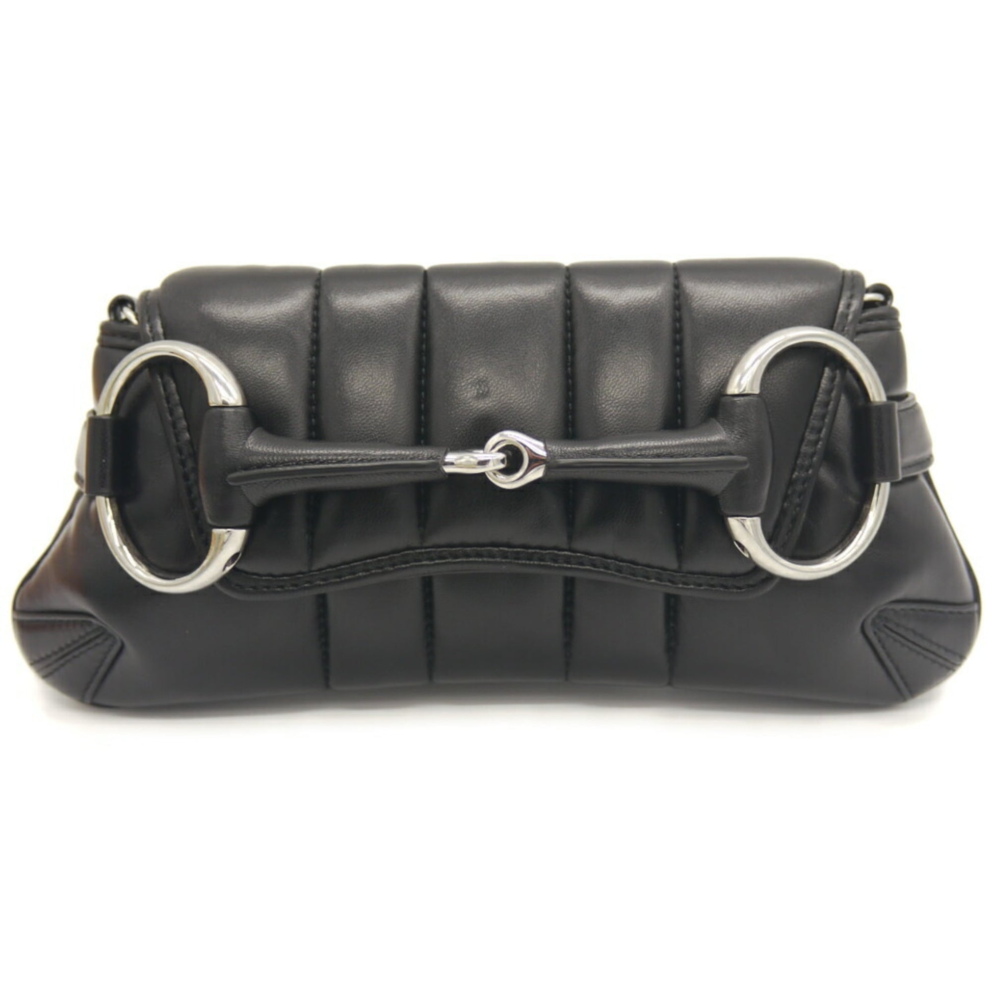 Gucci Black Leather Shoulder Bag