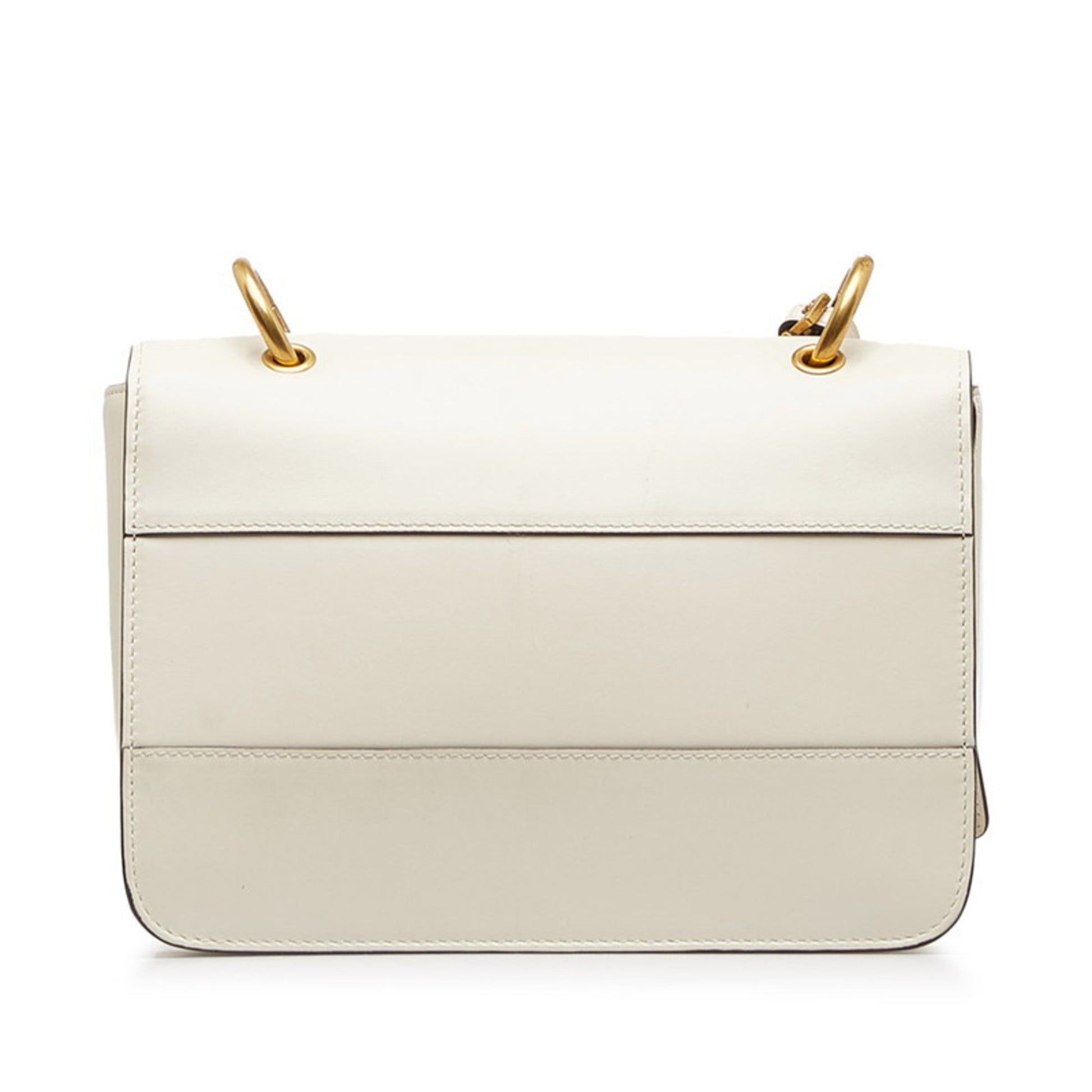 Gucci White Leather Shoulder Bag