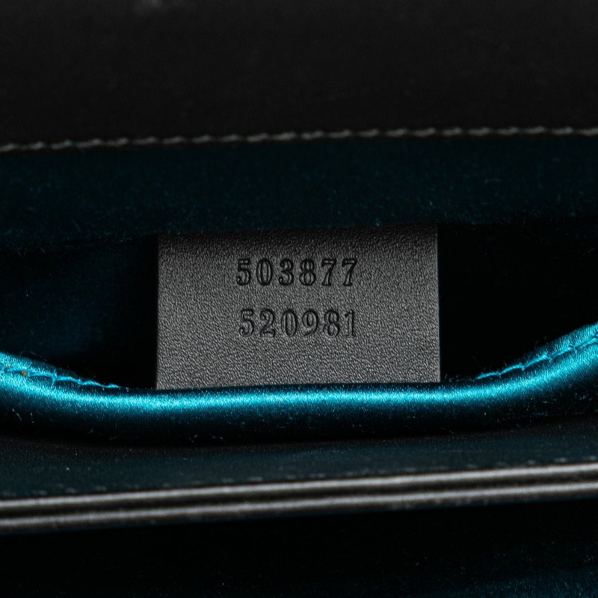 Gucci Black Red Color Leather Shoulder Bag