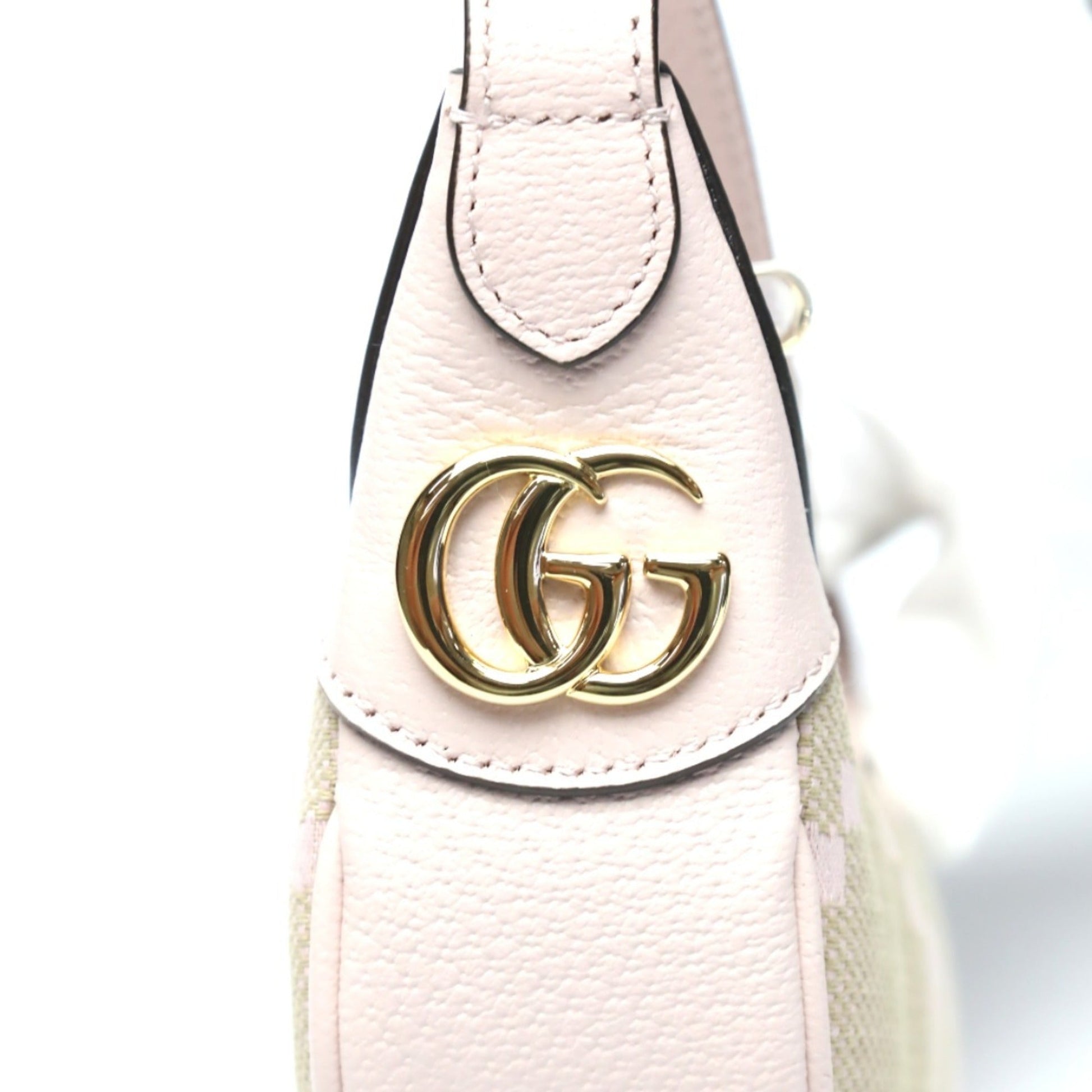 Gucci Pink Gg Canvas Handbag
