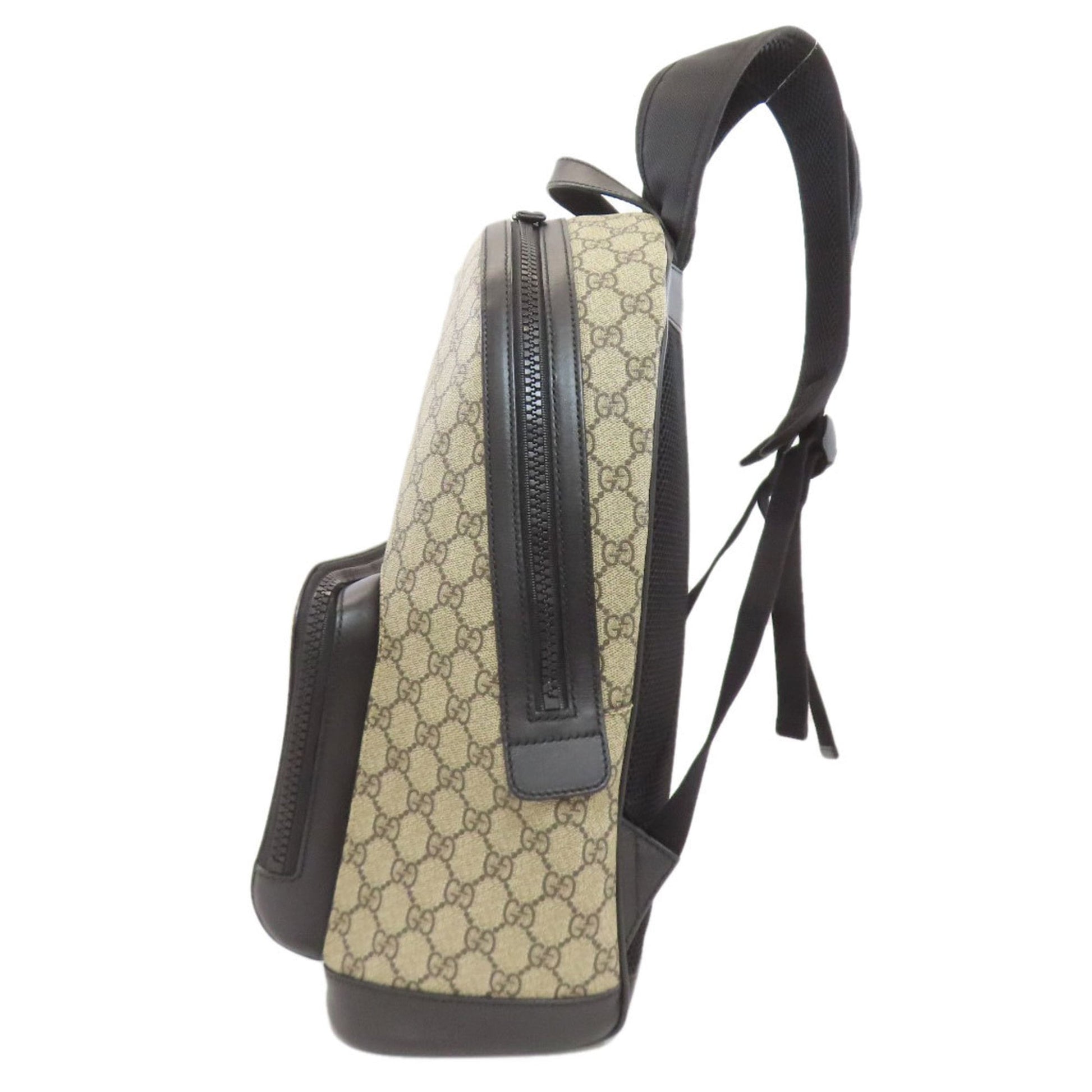 Gucci Brown Pvc Backpack