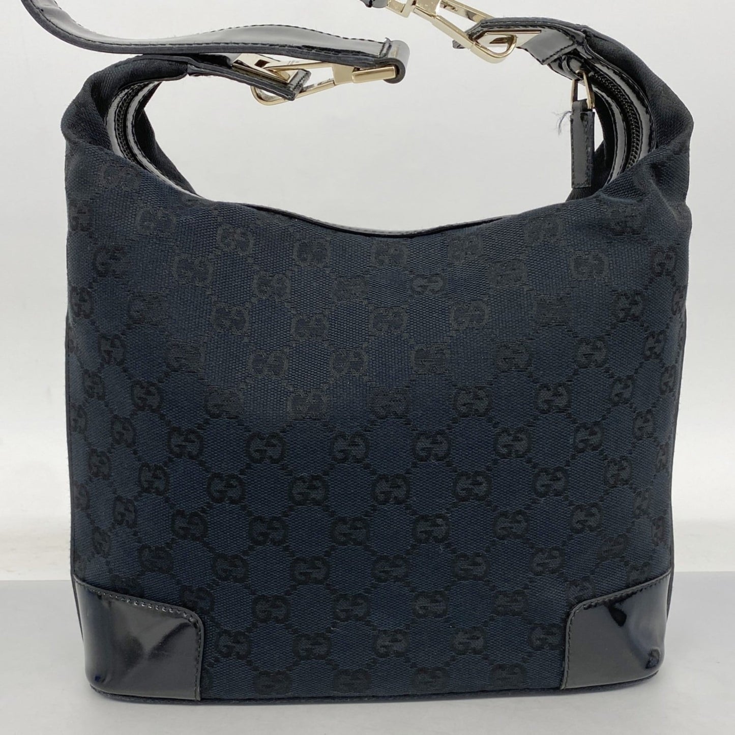 Gucci Black Canvas Shoulder Bag