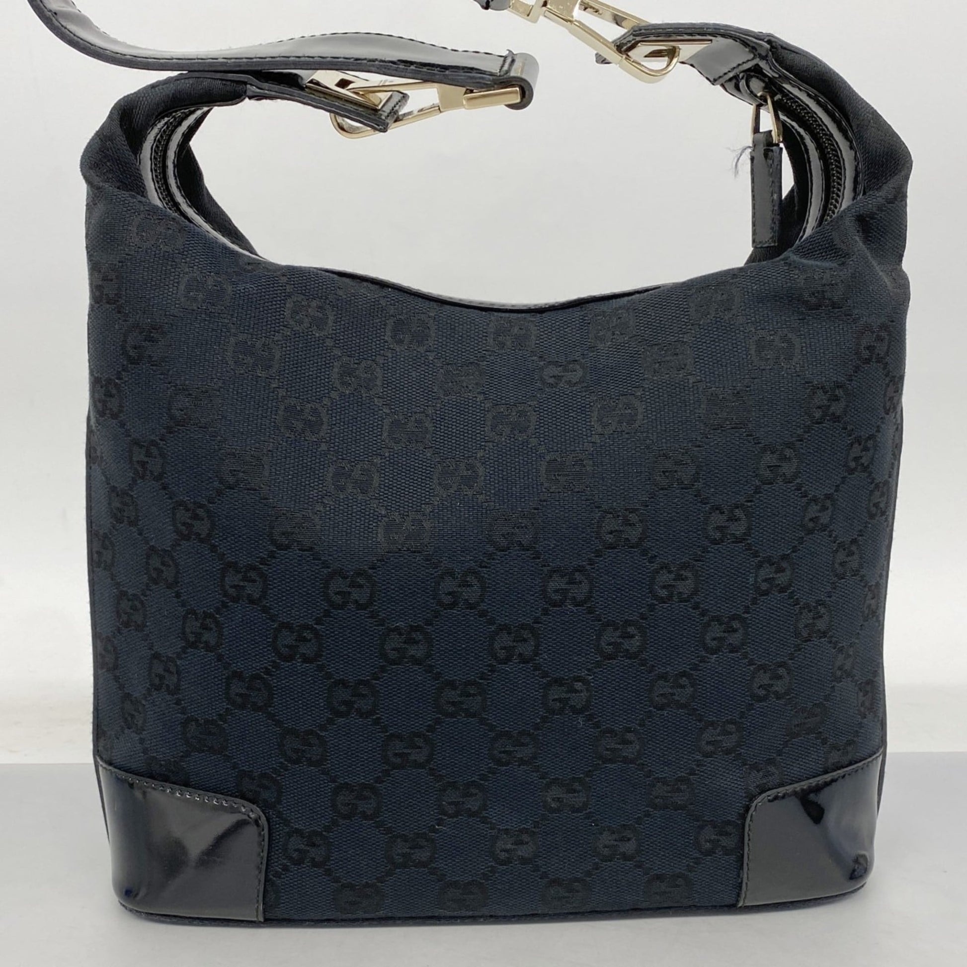 Gucci Black Canvas Shoulder Bag