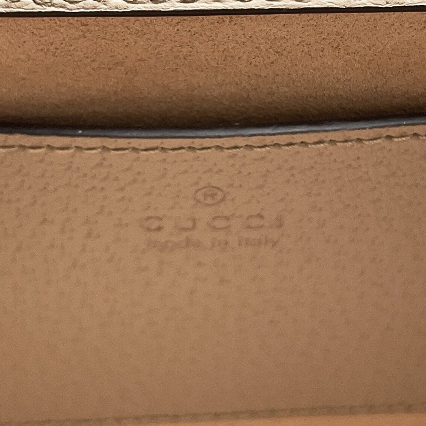 Gucci Beige Leather Handbag Shoulder Bag