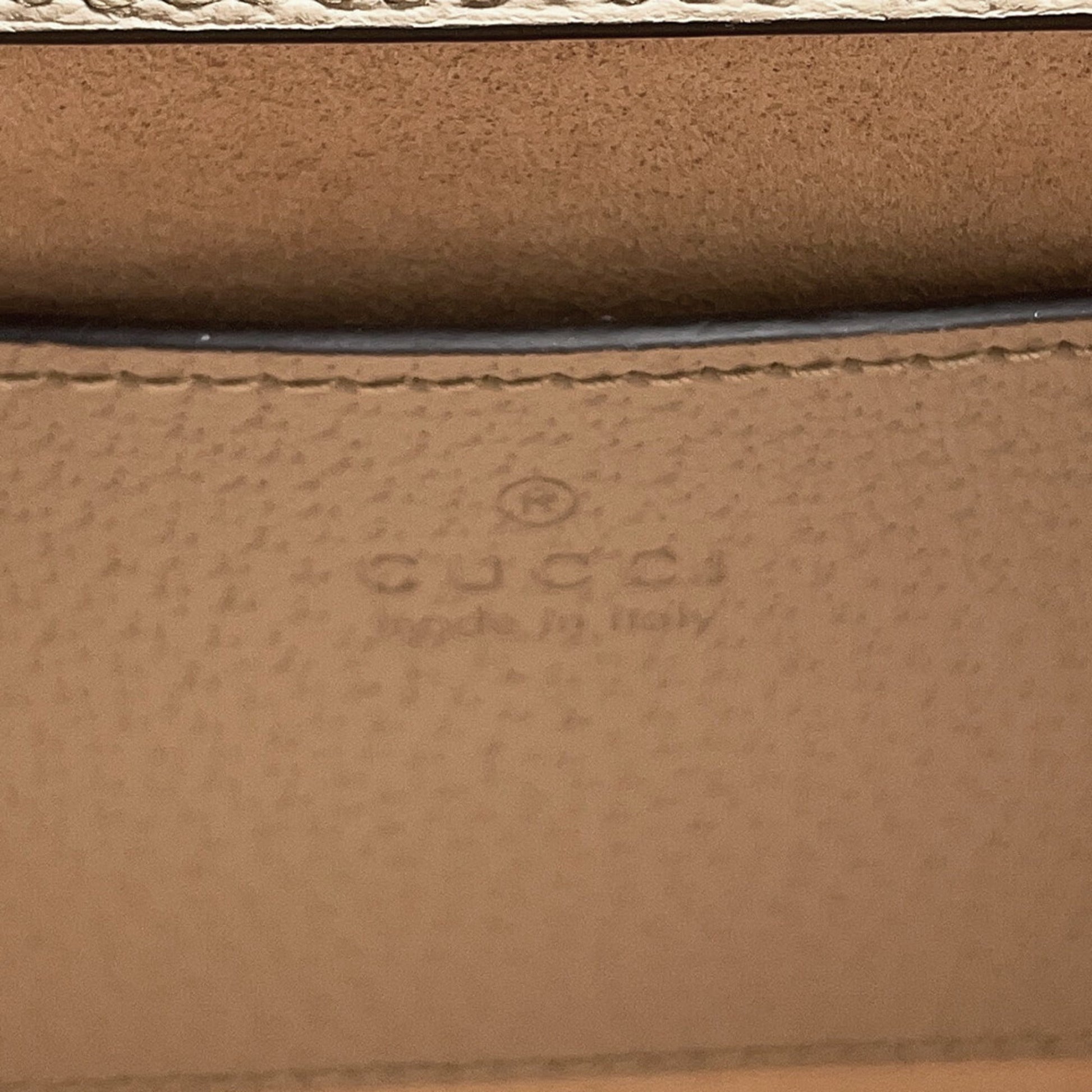 Gucci Beige Leather Handbag Shoulder Bag