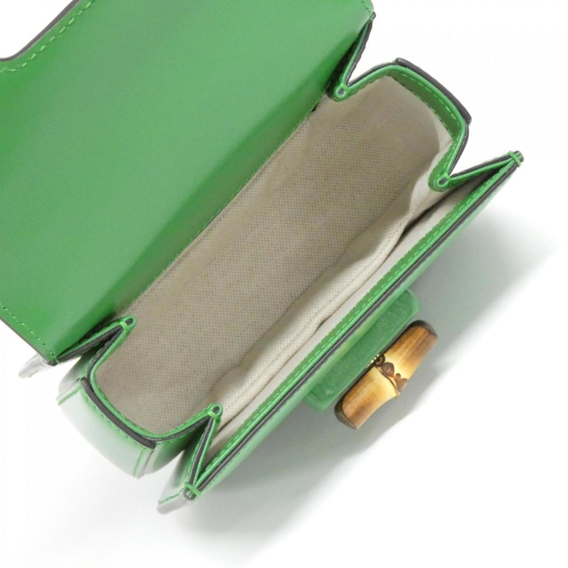 Gucci Green Leather Handbag