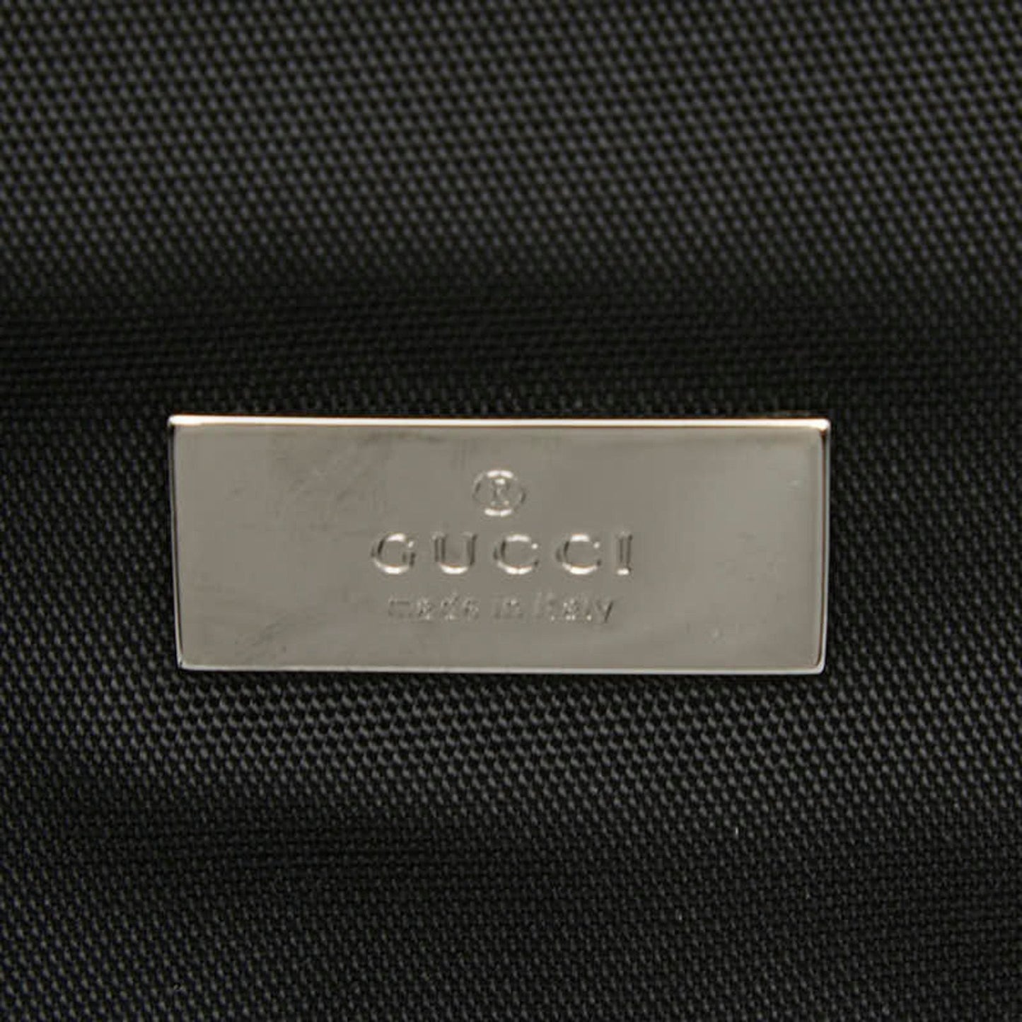 Gucci Black Nylon Leather Messenger Bag Shoulder Bag