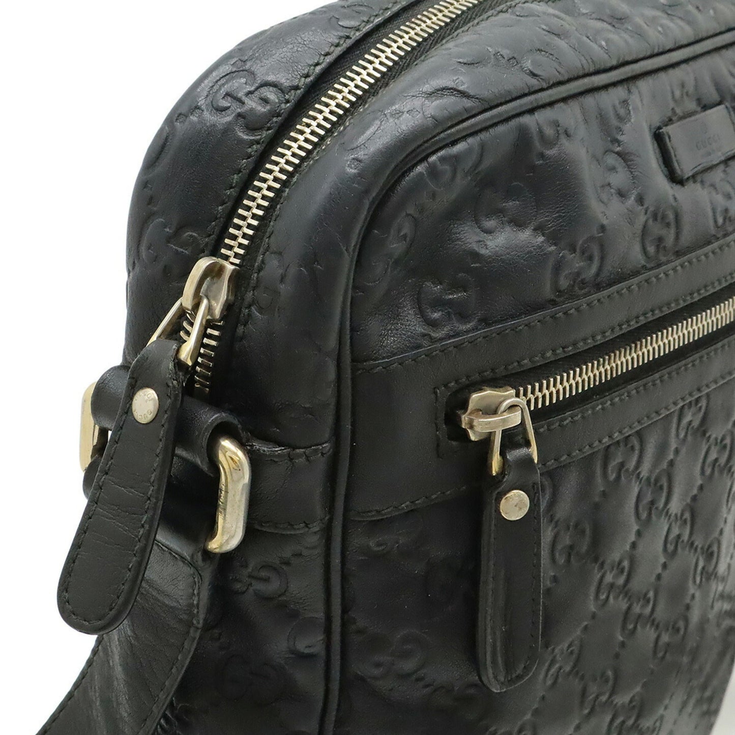Gucci Black Leather Shoulder Bag