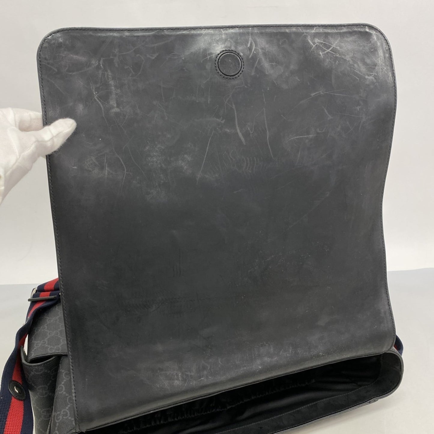 Gucci Black Pvc Shoulder Bag