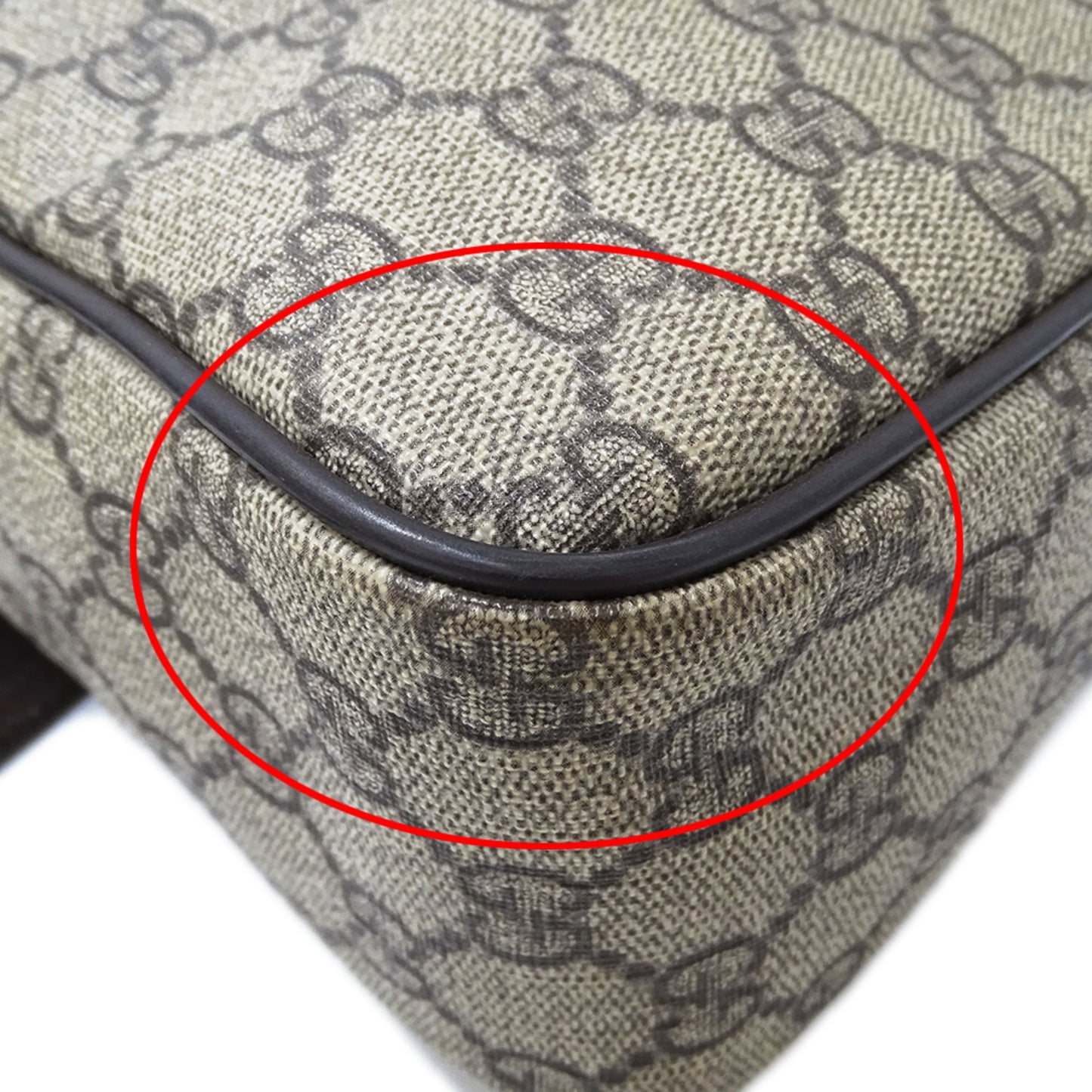 Gucci Beige Brown Gg Supreme Shoulder Bag