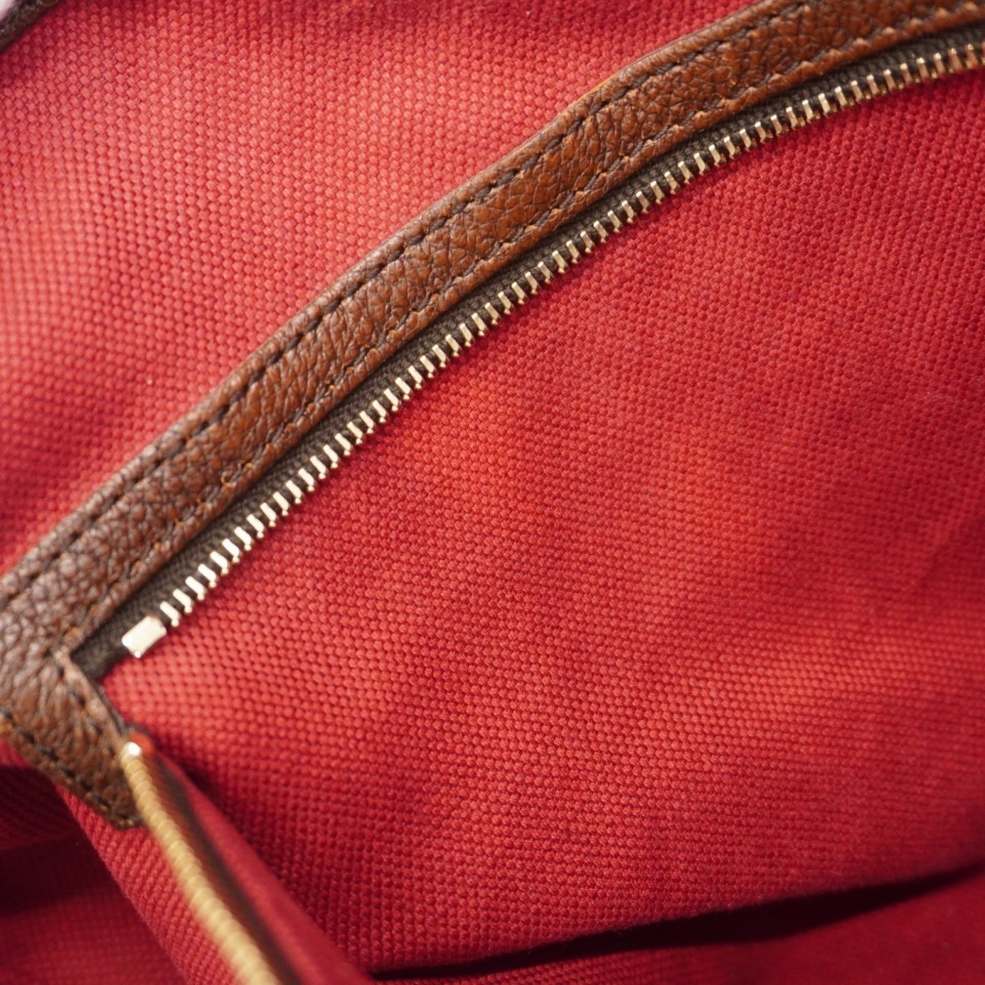 Gucci Brown Canvas Handbag