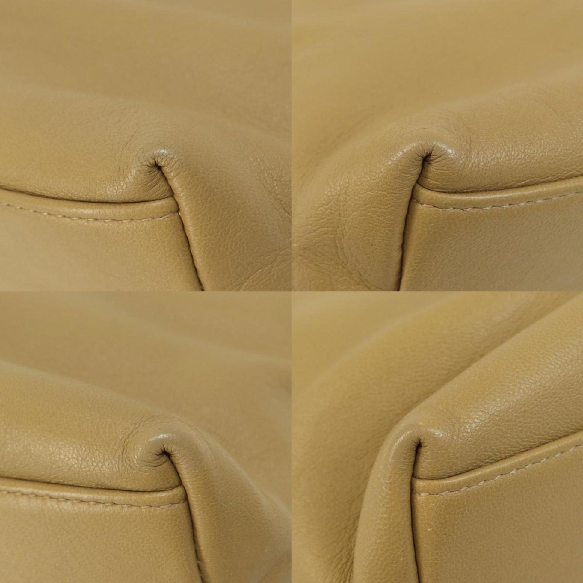 Gucci Beige Leather Handbag