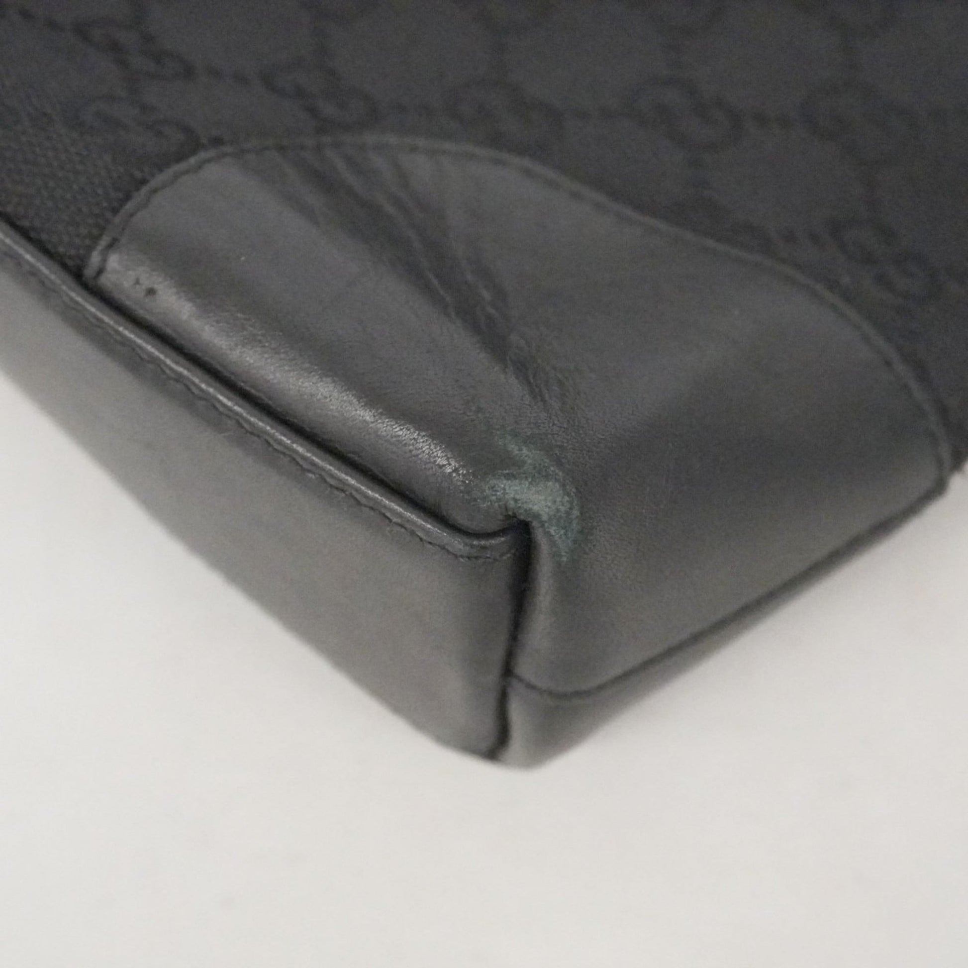 Gucci Black Canvas Shoulder Bag