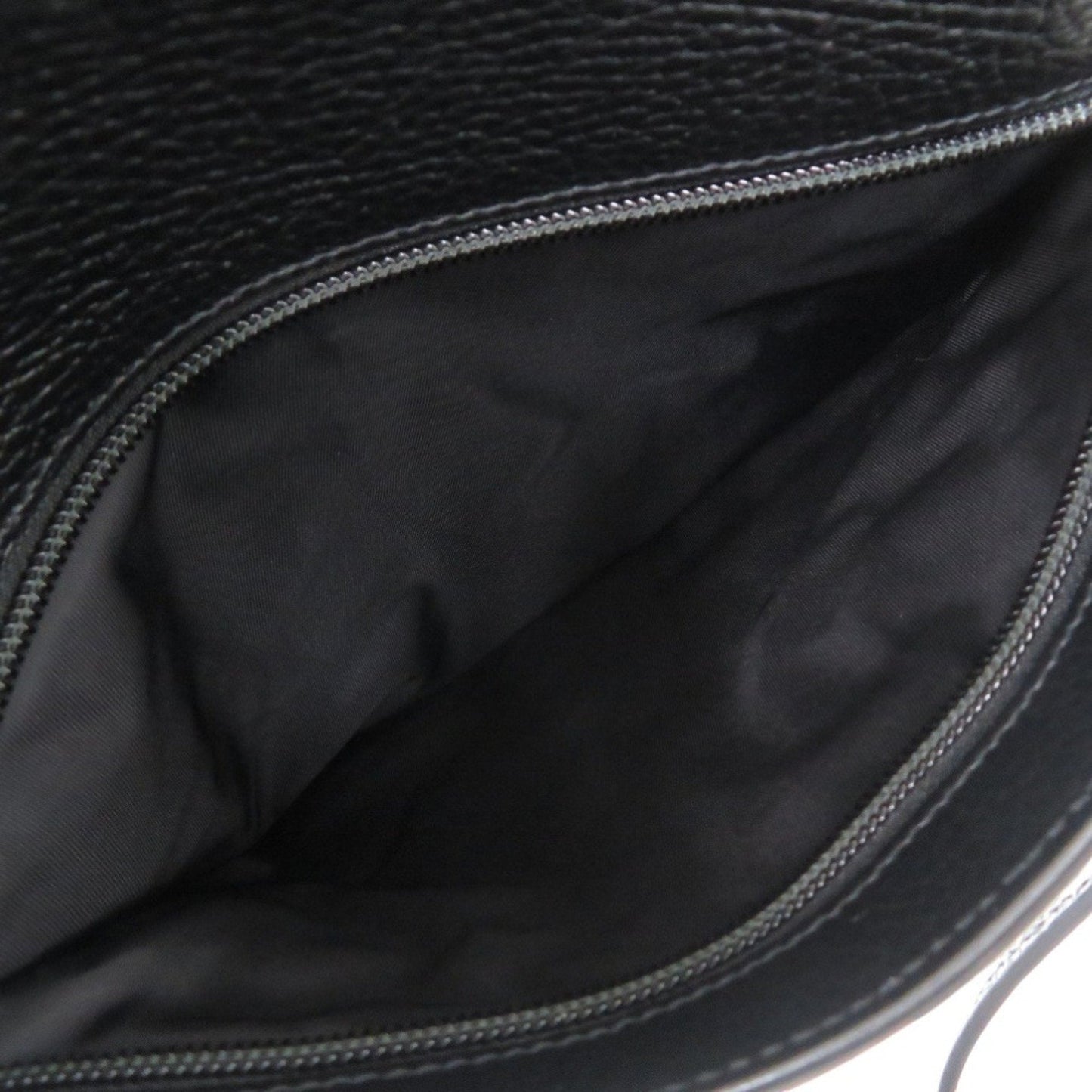 Gucci Black Leather Nylon Shoulder Bag