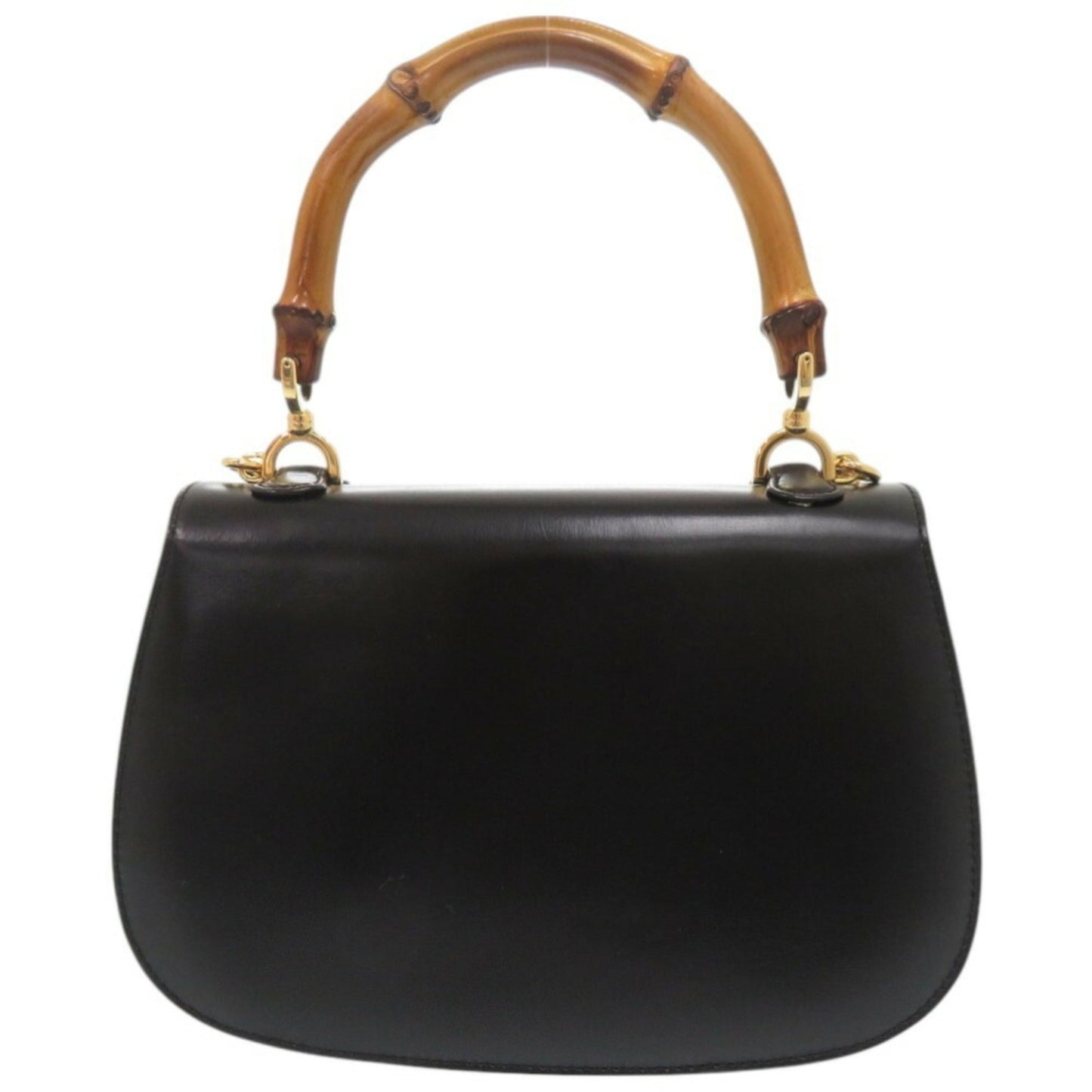 Gucci Black Leather Handbag Shoulder Bag
