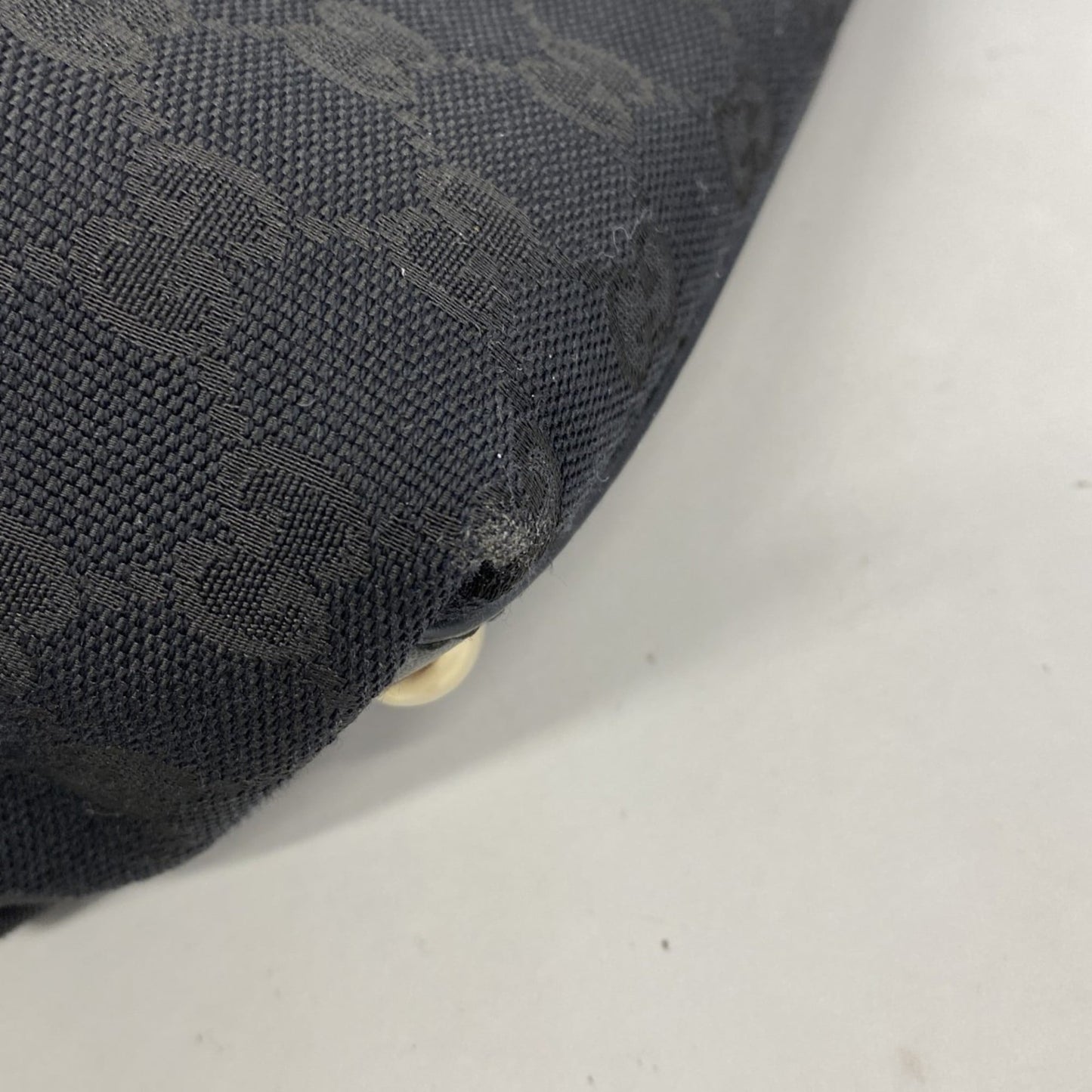 Gucci Black Canvas Tote Bag