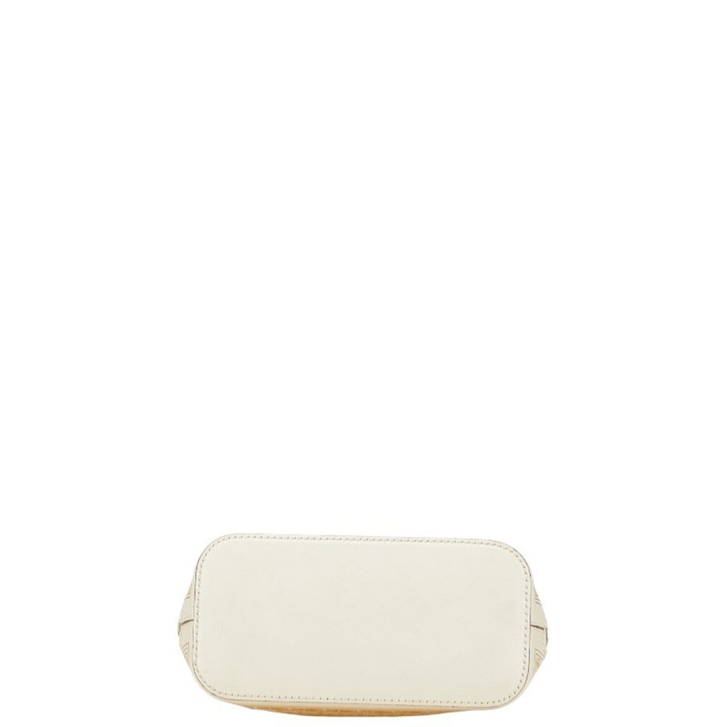 Gucci Gold White Leather Shoulder Bag