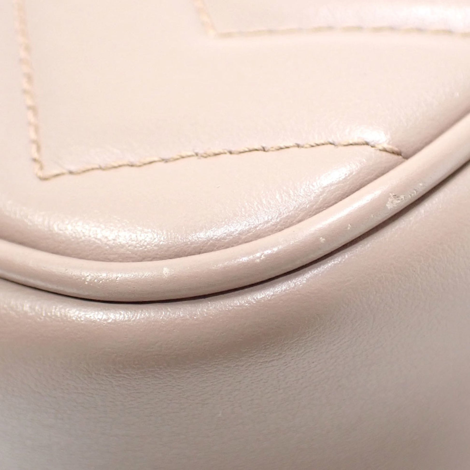 Gucci Beige Quilting Leather Shoulder Bag