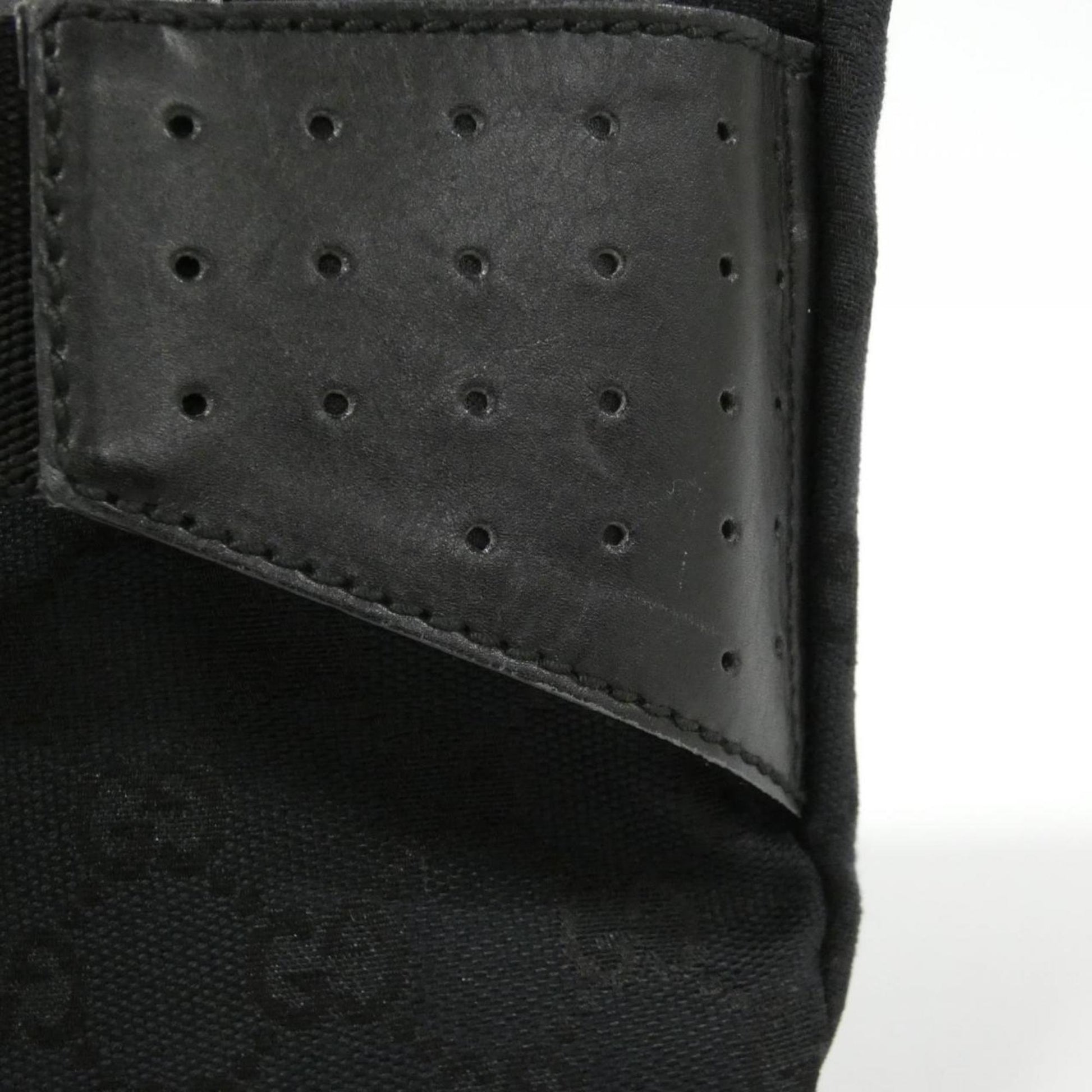 Gucci Black Gg Canvas Fanny Pack