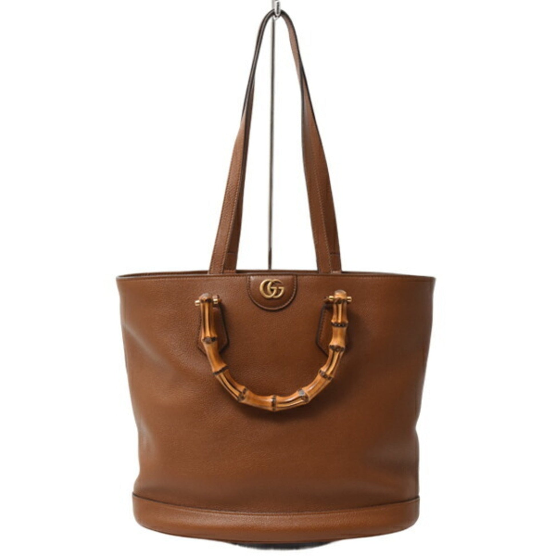 Gucci Beige Leather Tote Bag