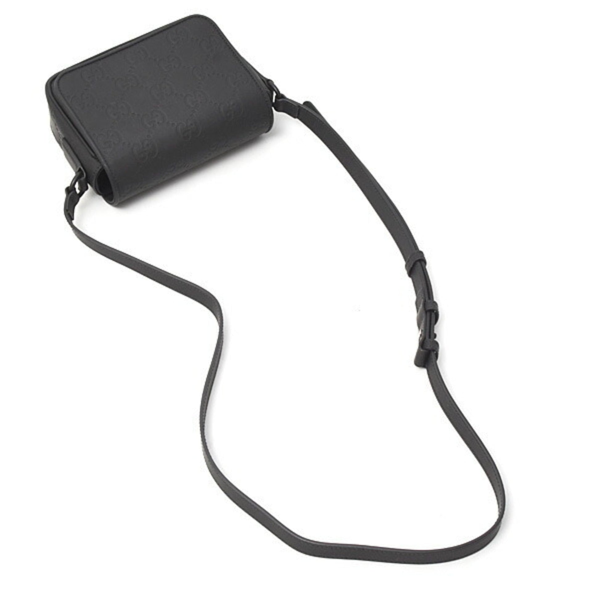 Gucci Black Rubber Shoulder Bag