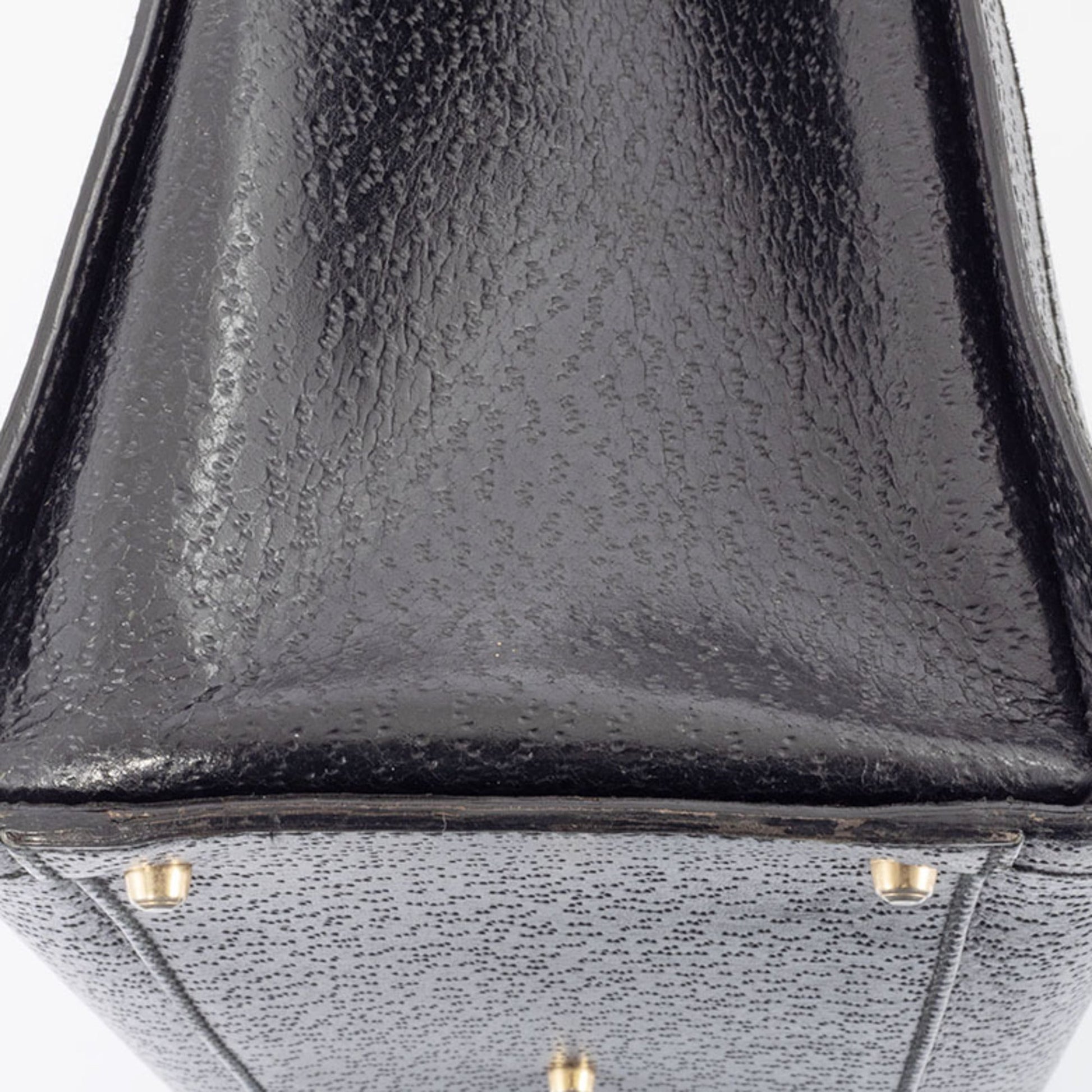 Gucci Black Leather Tote Bag