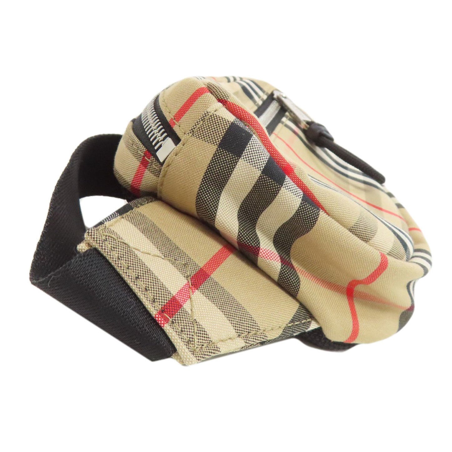 Burberry Fanny Pack Handbag Canvas Beige Travel Bag