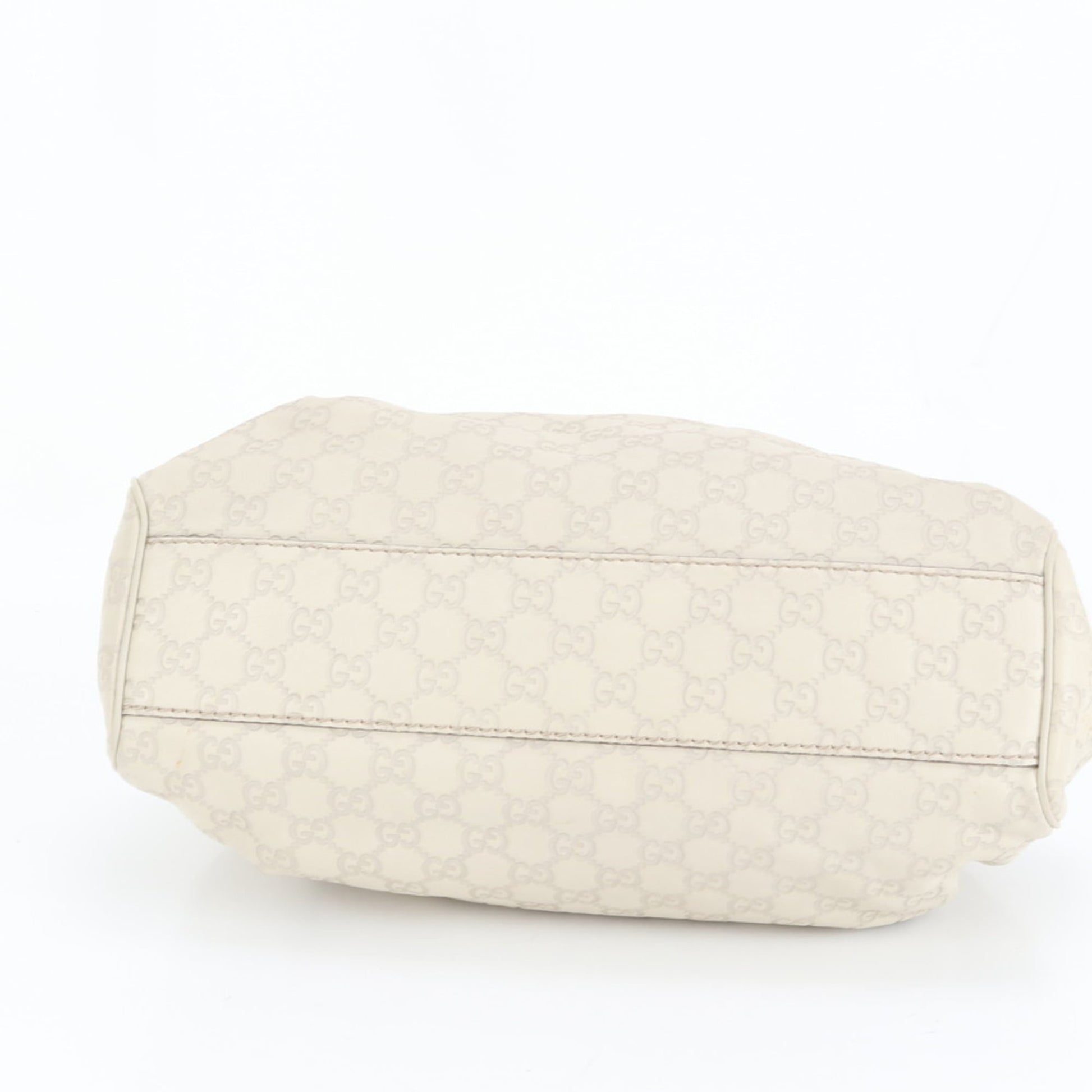 Gucci Ivory Leather Tote Bag