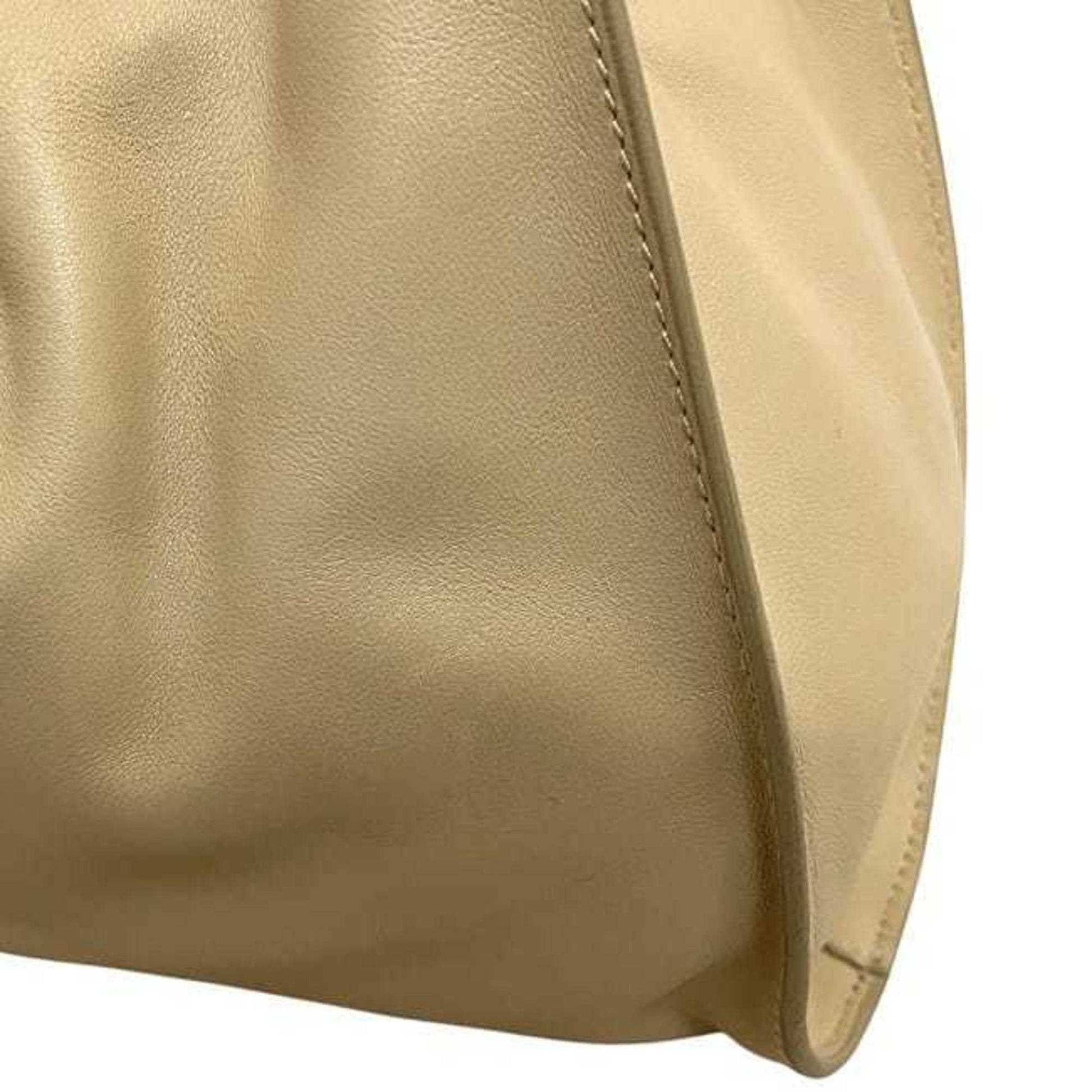 Gucci Beige Leather Tote Bag