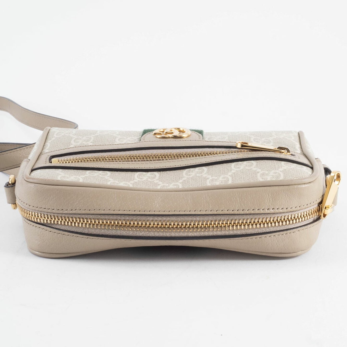 Gucci Beige Gg Supreme Leather Shoulder Bag