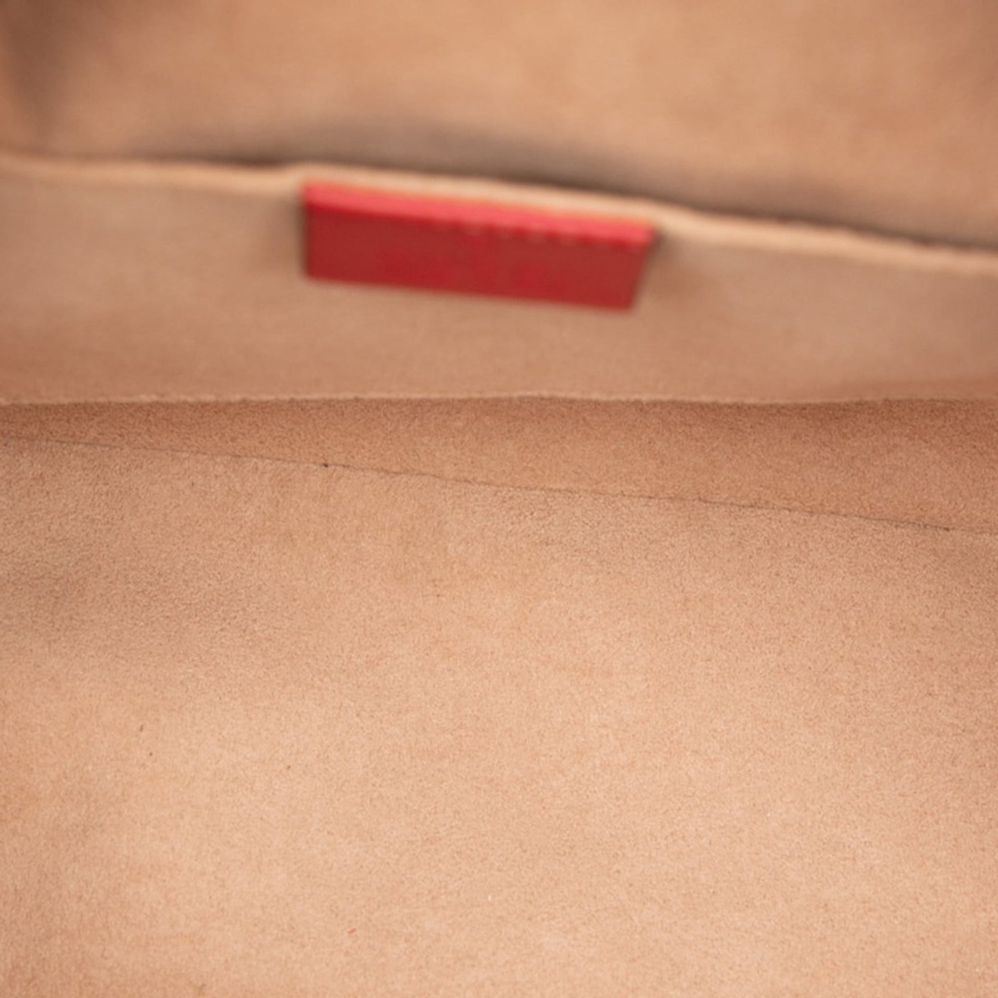Gucci Red Color Leather Backpack