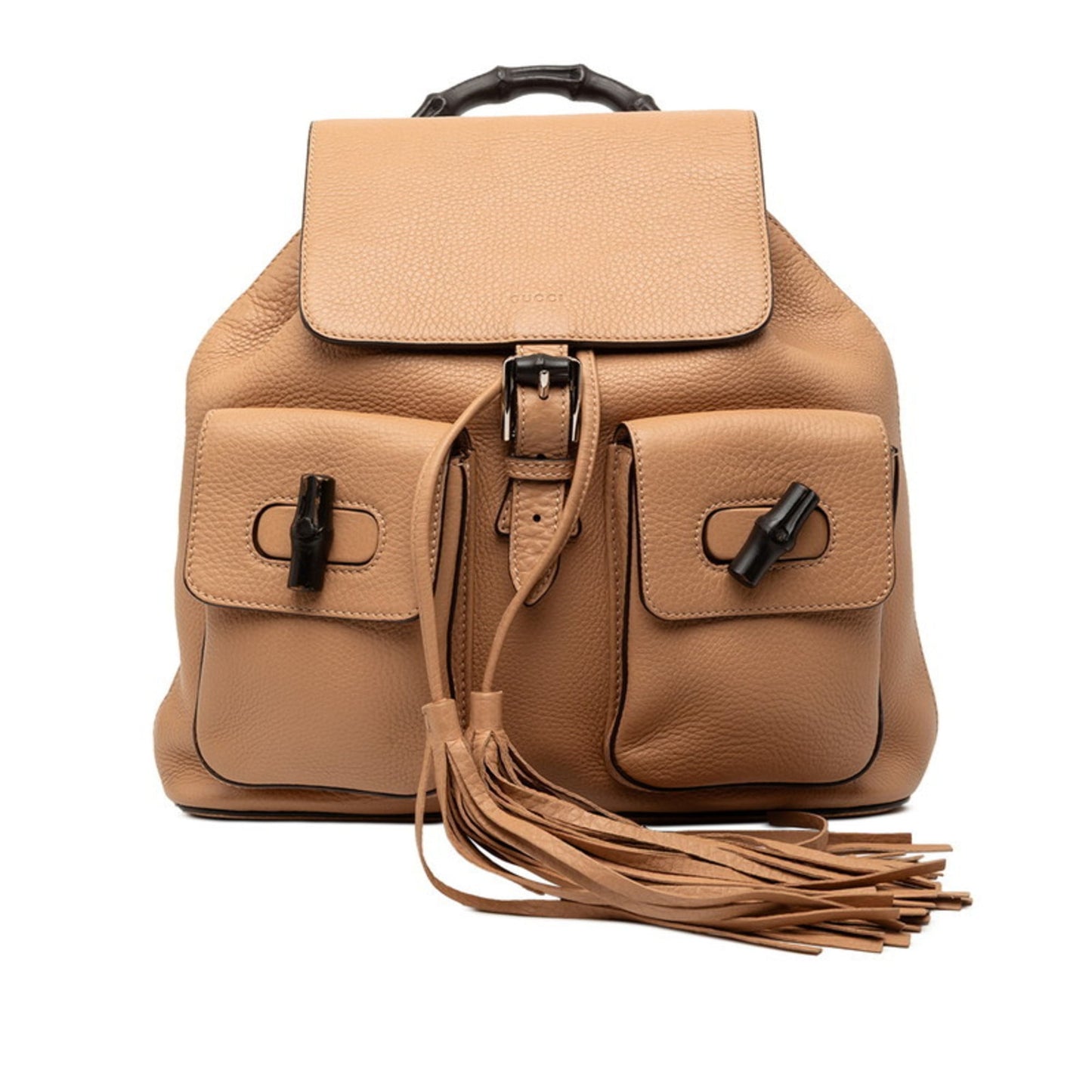 Gucci Brown Leather Backpack
