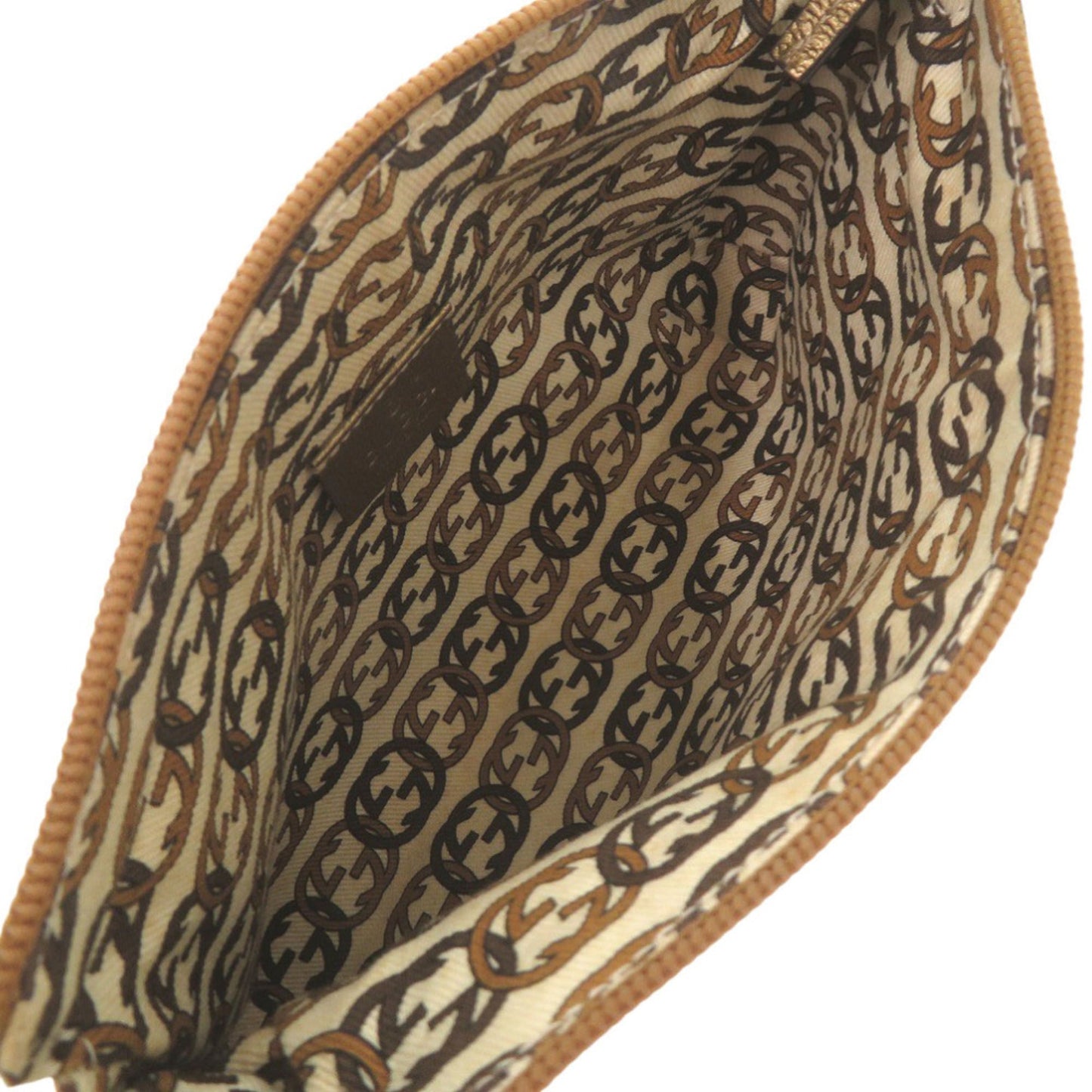Gucci Beige Gg Canvas Handbag Pouch
