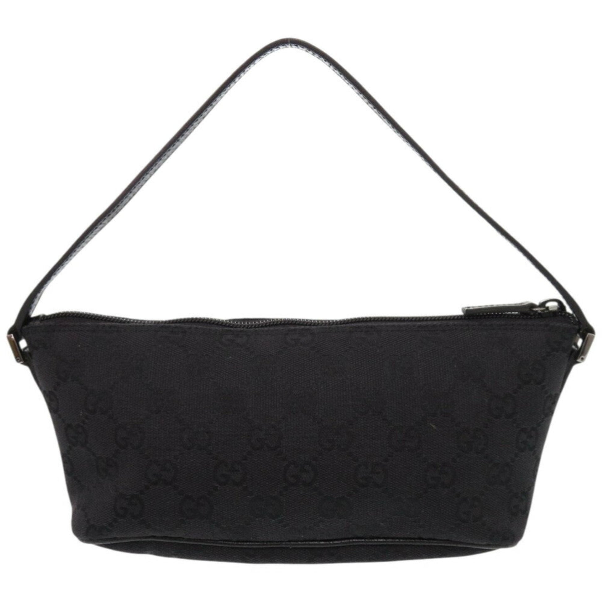 Gucci Gg Canvas Black Gg Canvas Handbag Pouch