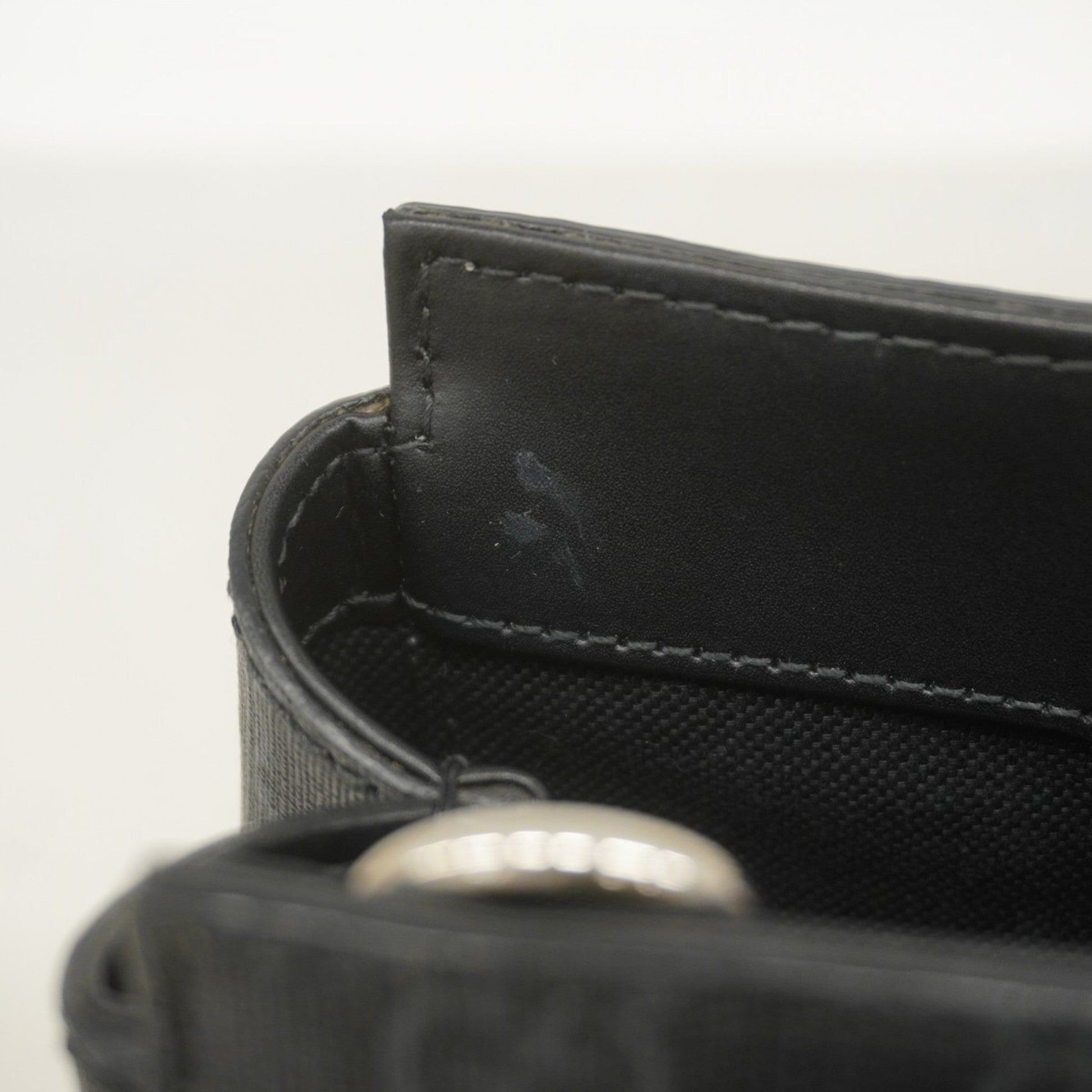 Gucci Black Gray Pvc Handbag